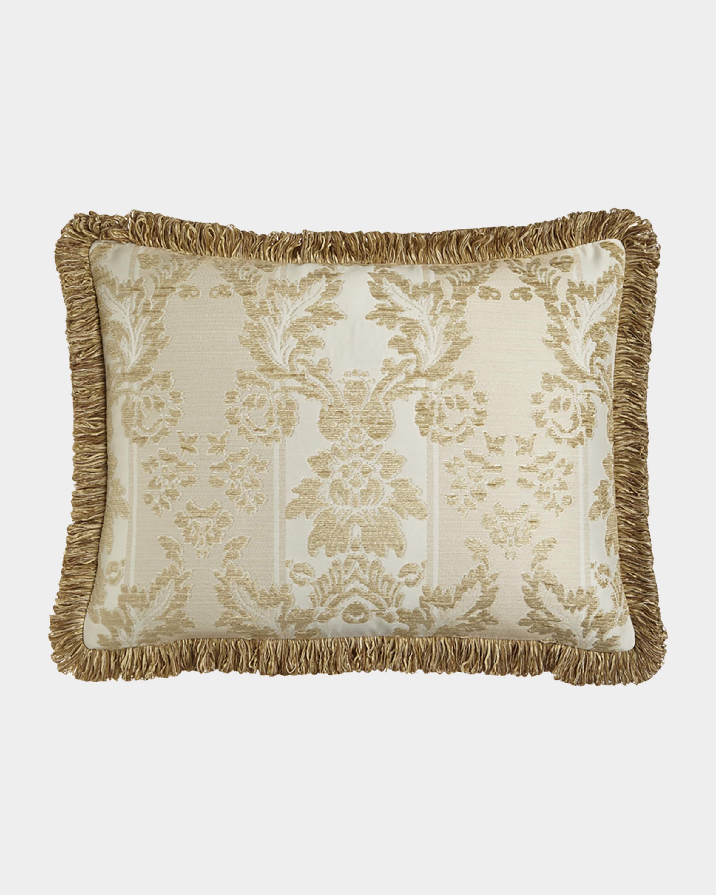 Austin Horn Collection Antoinette King Chenille Sham with Loop Fringe