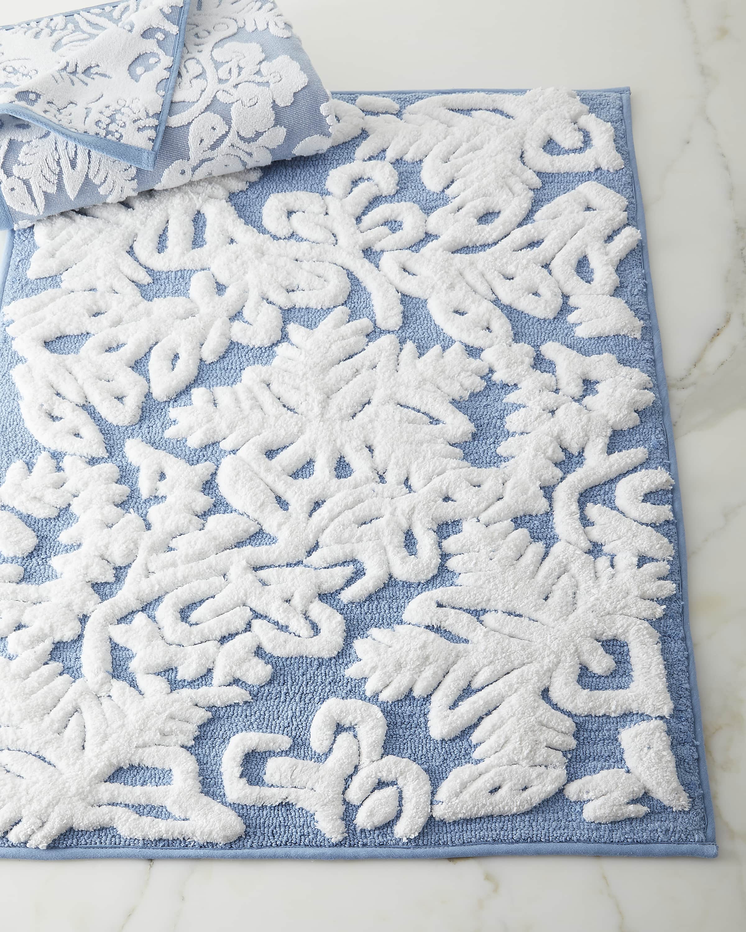 John Robshaw Pasak Bath Rug & Shower Curtain & Matching Items Horchow