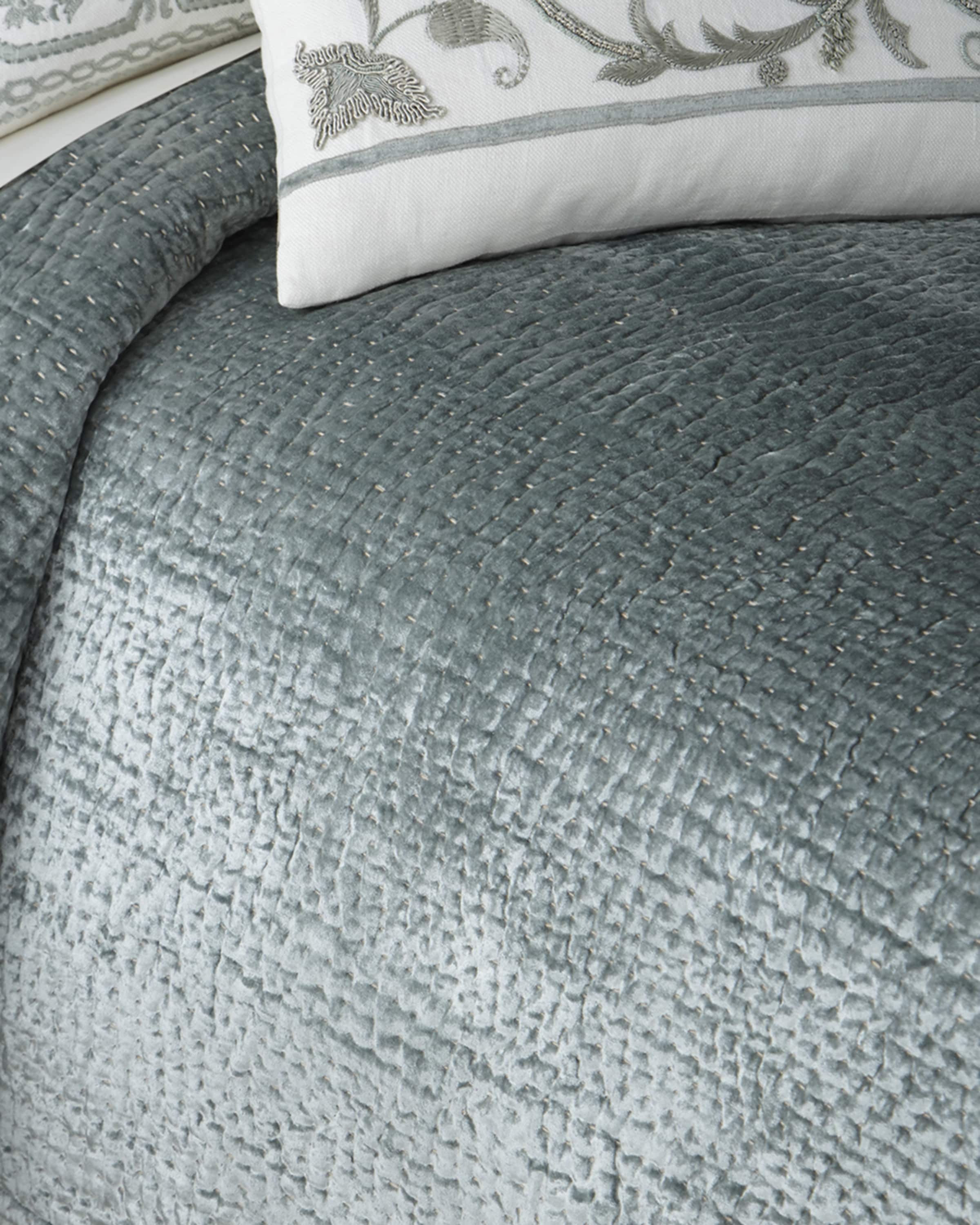 Callisto Home Aleksi Pick-Stitch Coverlet, King