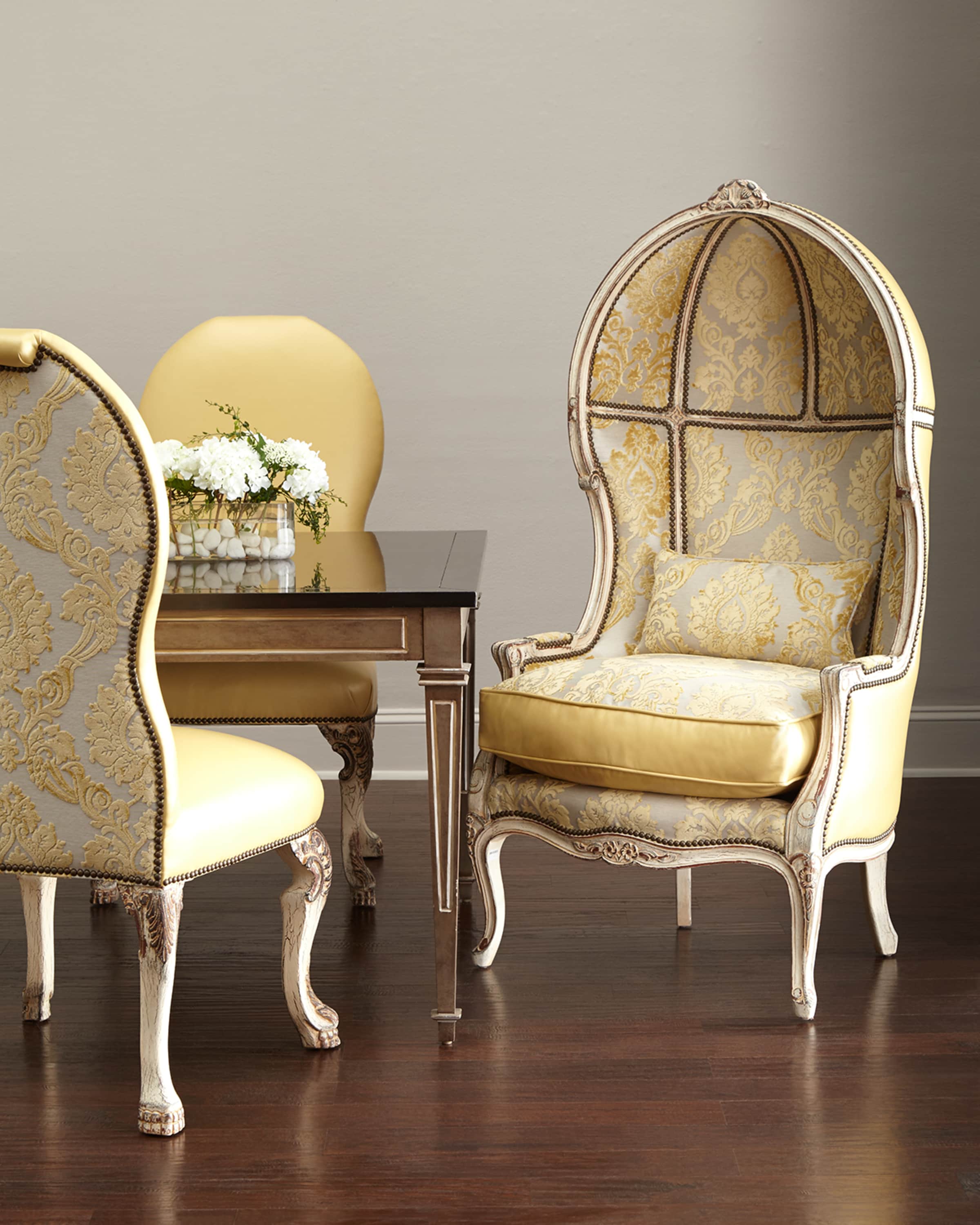 Leather balloon chair new arrivals