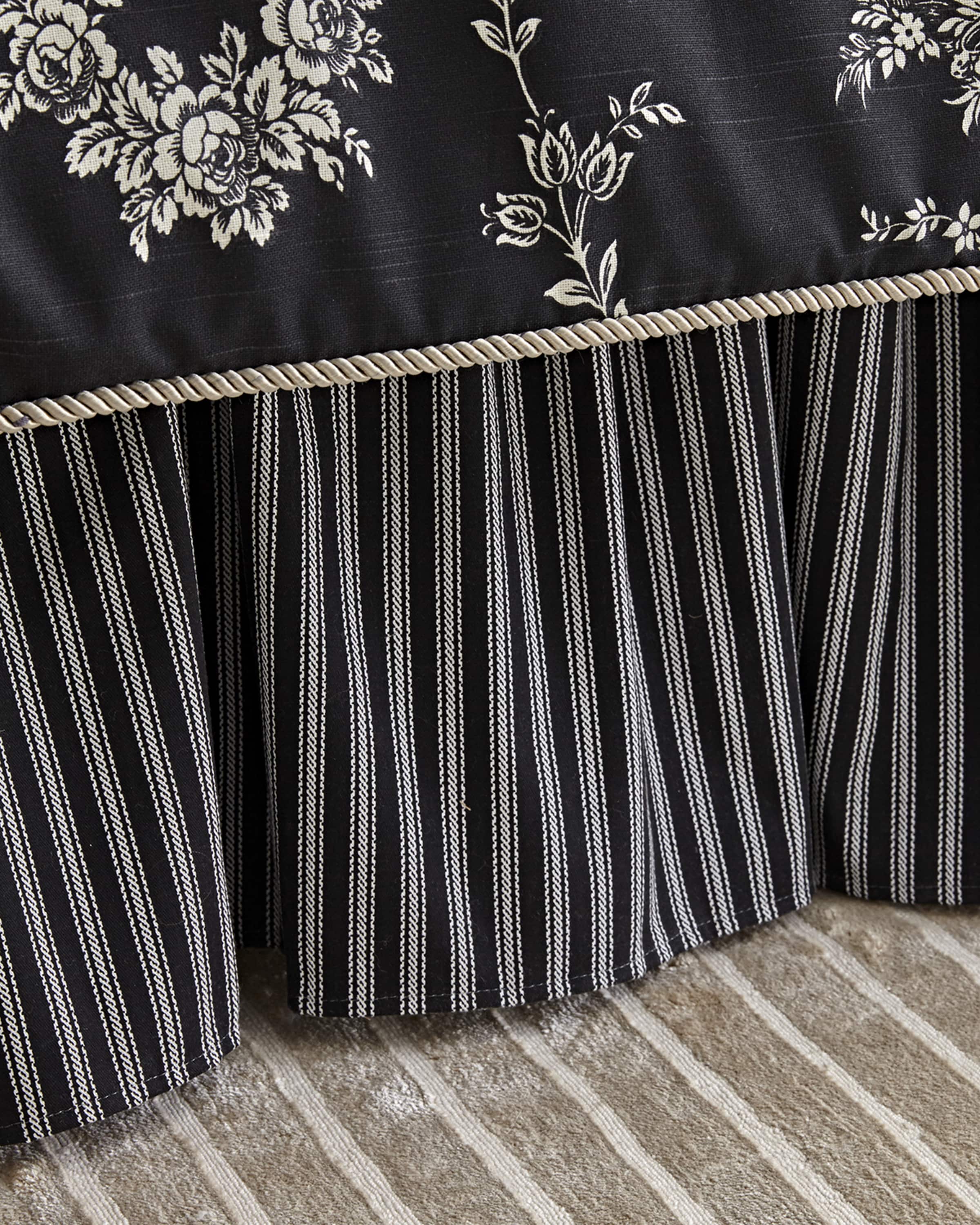 Sherry Kline Home "French Toile" Dust Skirt, KING