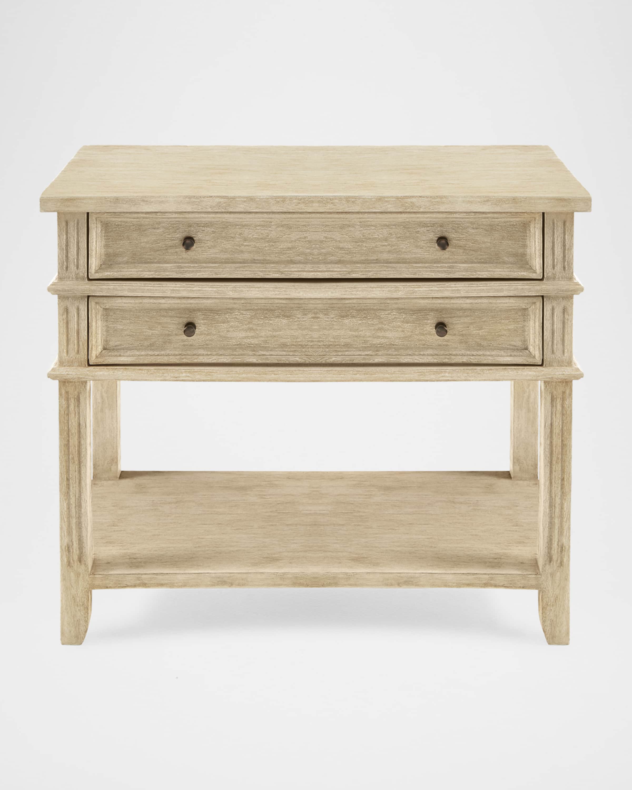 Peninsula Home Collection Hughes Tufted Headboard & Nightstand