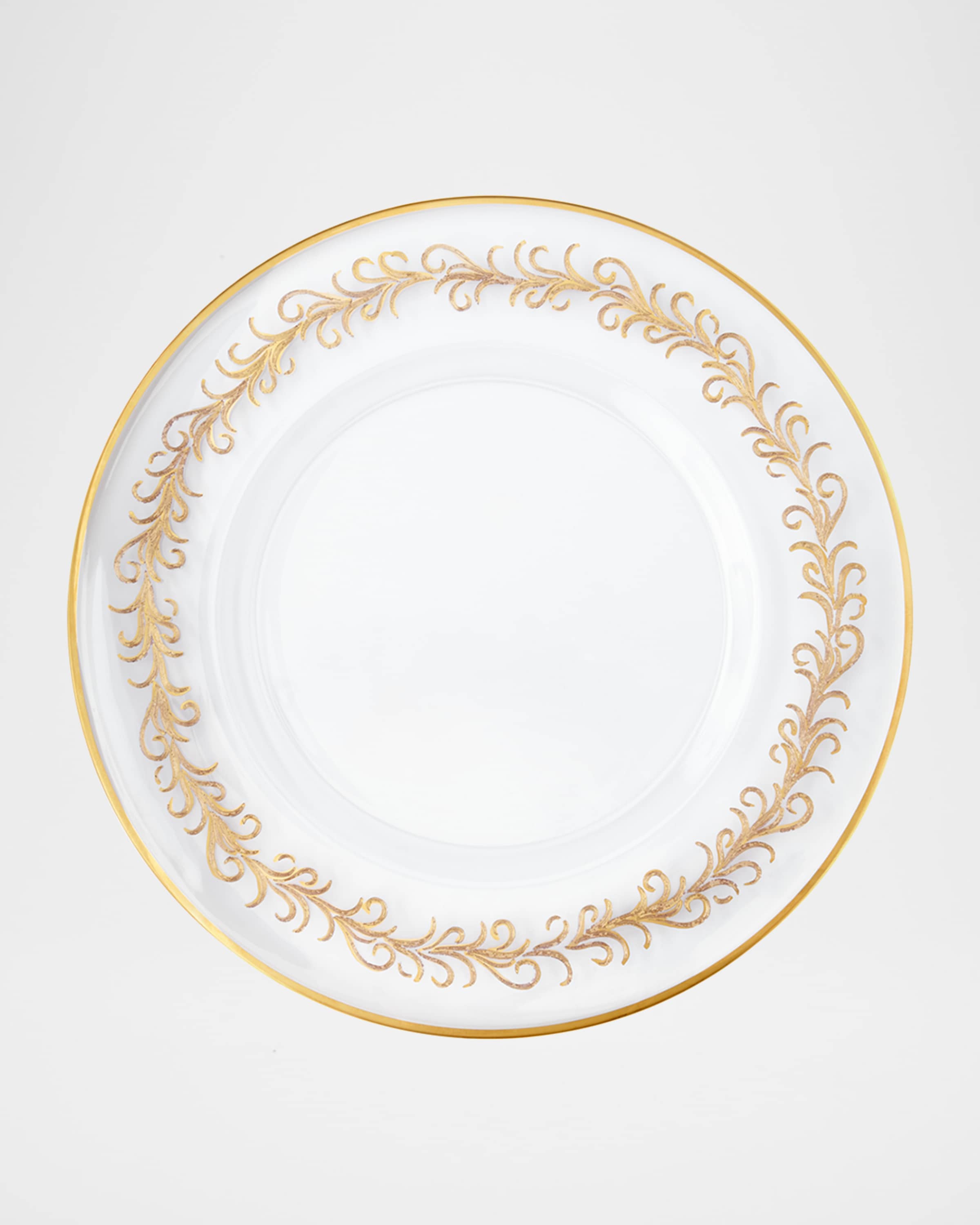 "Oro Bello" Charger Plates, Set of 4
