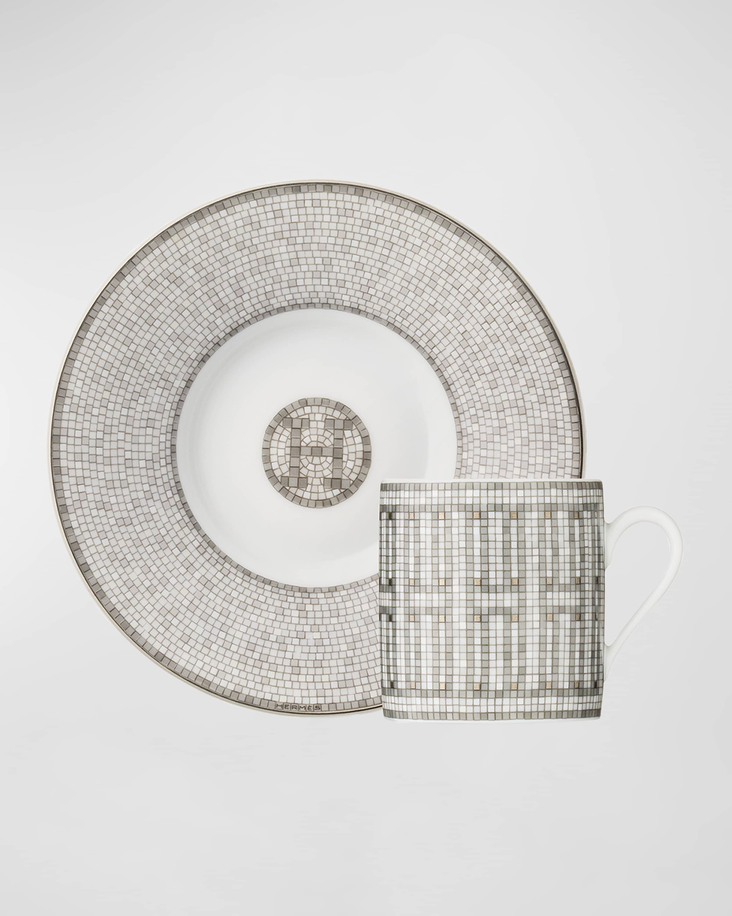 Hermes Mosaique au 24 Platinum Dinnerware Collection