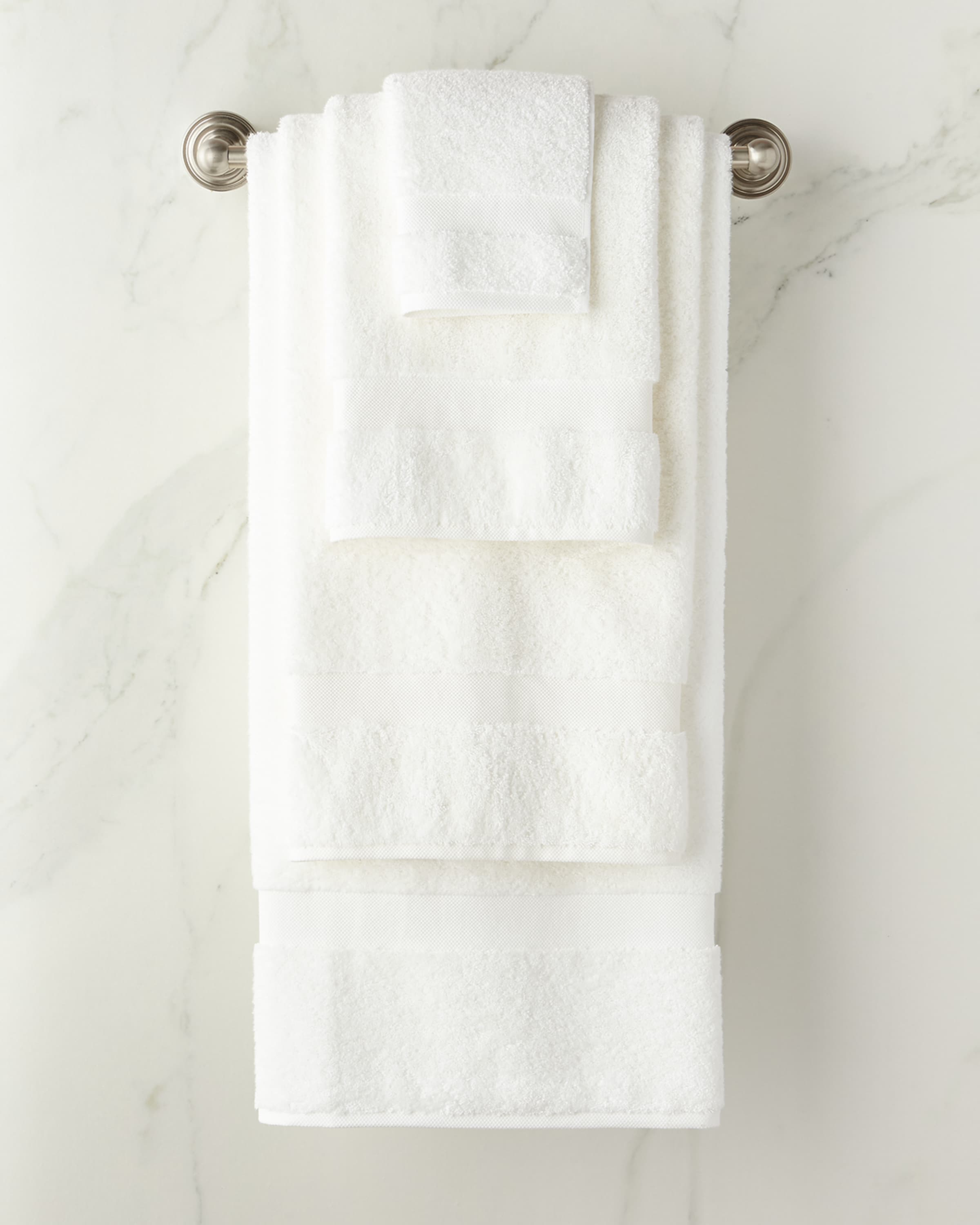 Matouk Lotus Bath Towels and Mats - Champagne