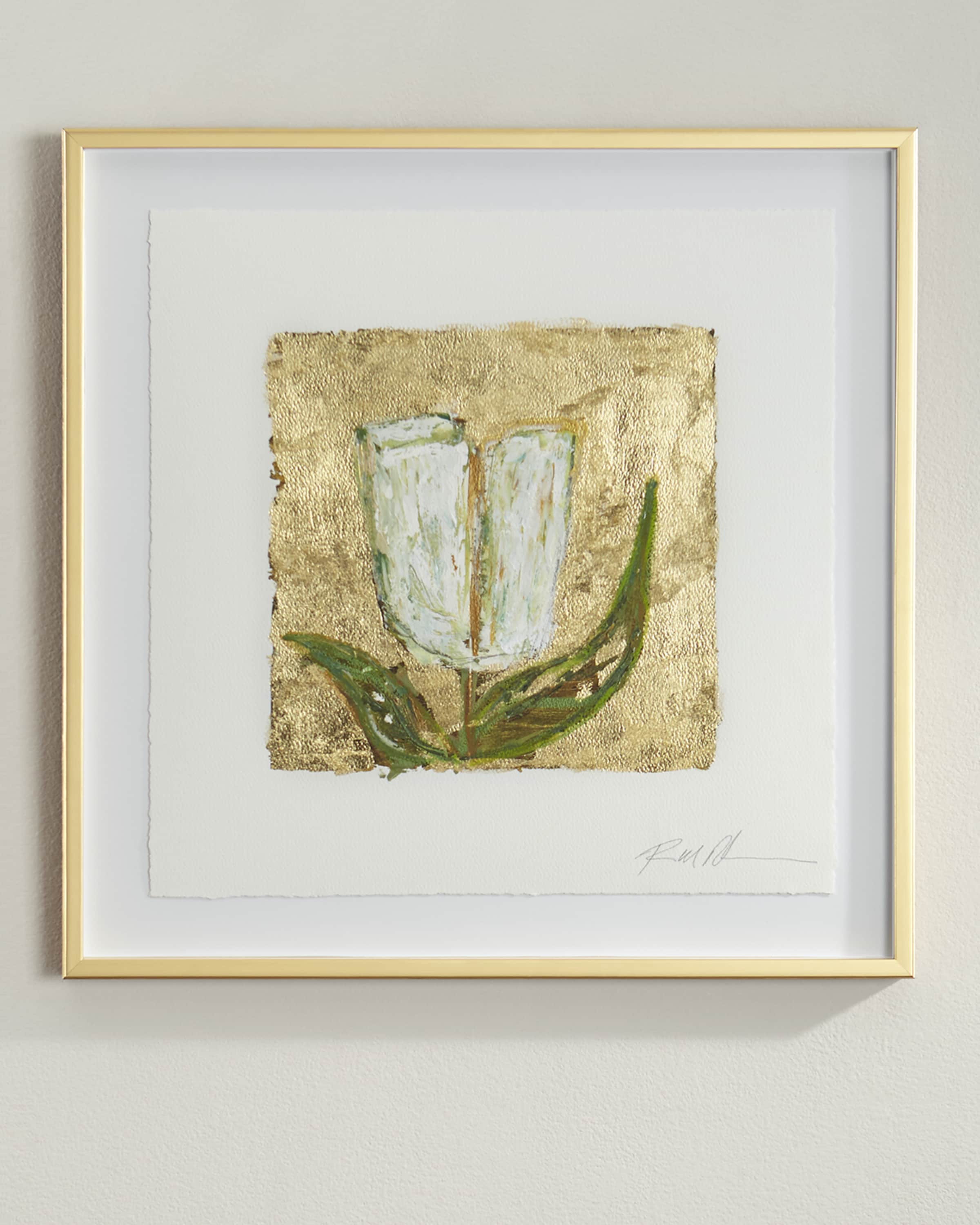 RFA Fine Art "Gold and Tulips" Giclee on Paper Wall Art