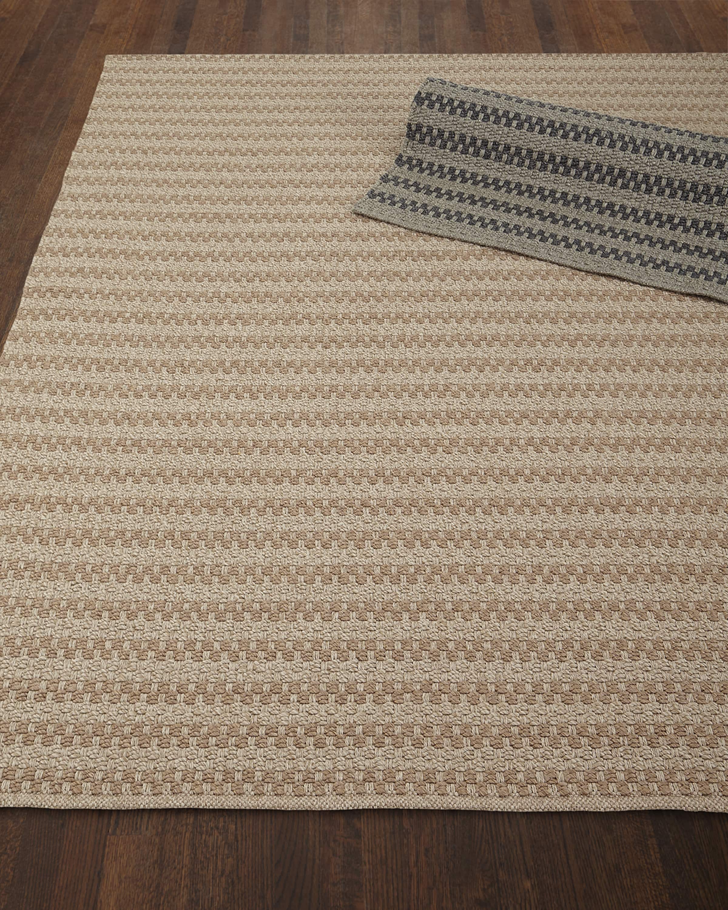 Deja Mirage Tweed Indoor/Outdoor Rug & Matching Items Horchow