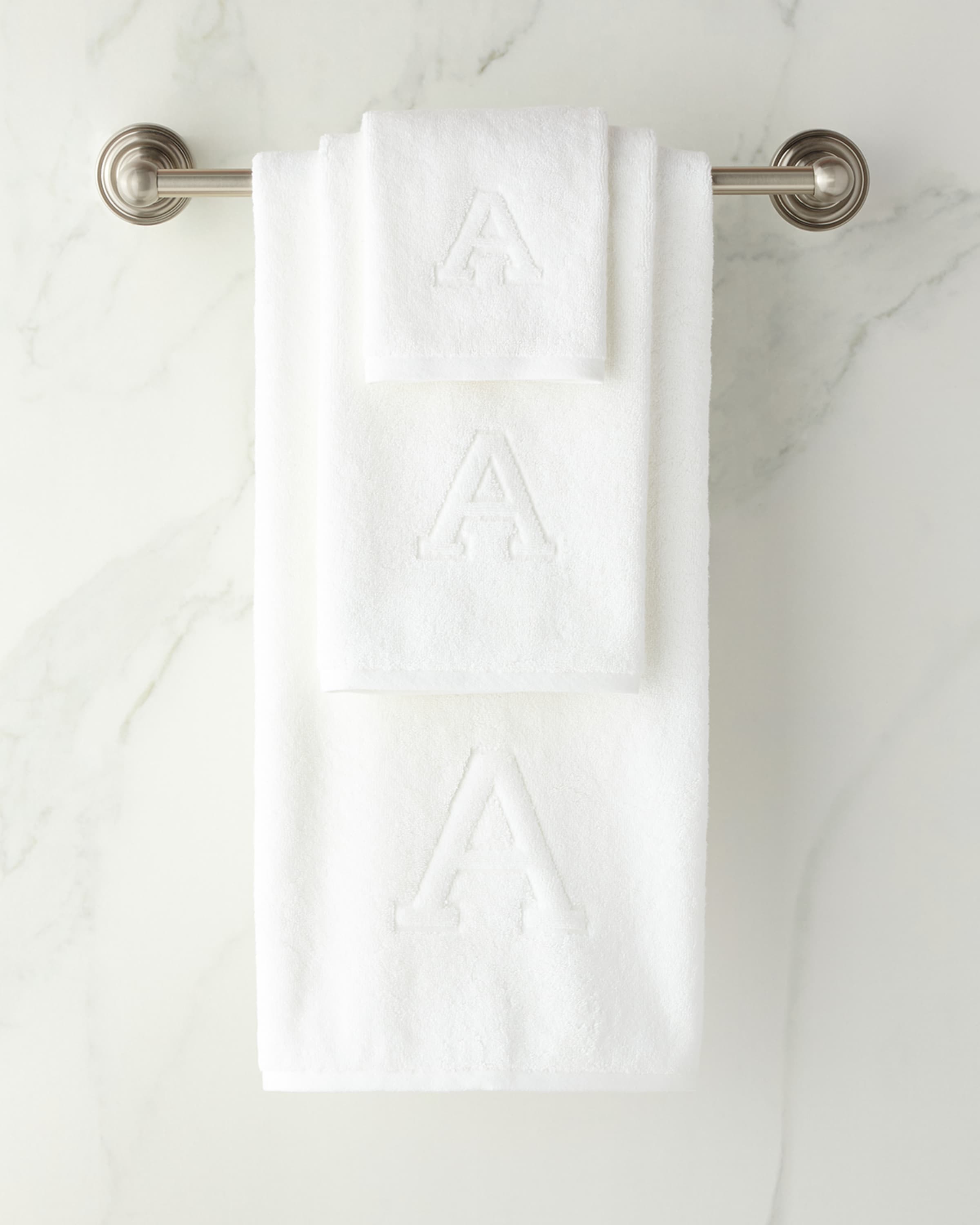 Matouk Auberge Monogrammed Hand Towel