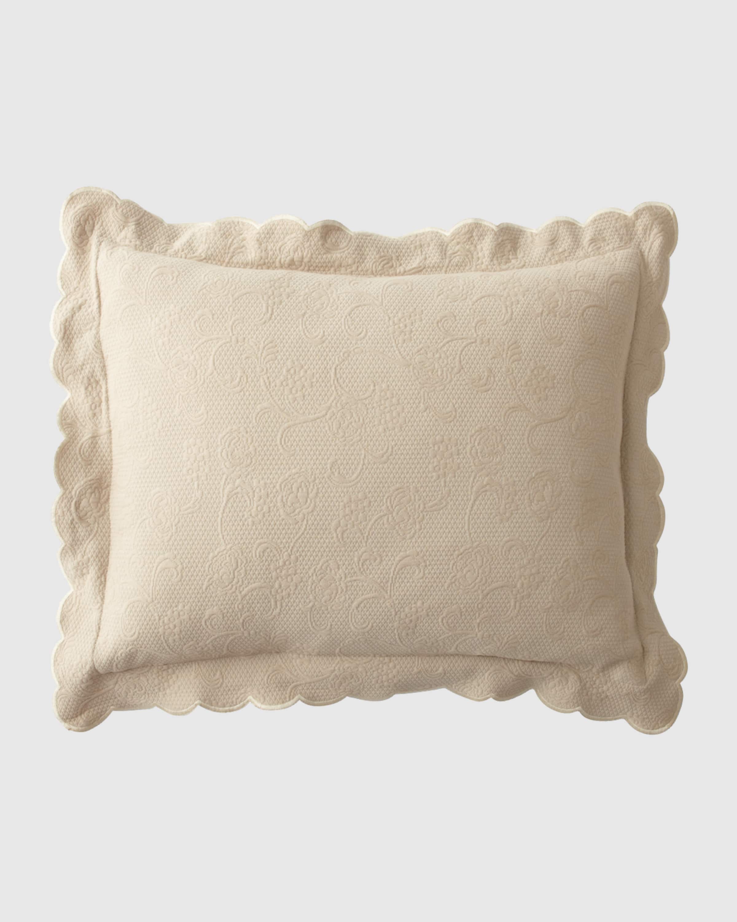 Sferra Alice King Floral Matelasse Sham