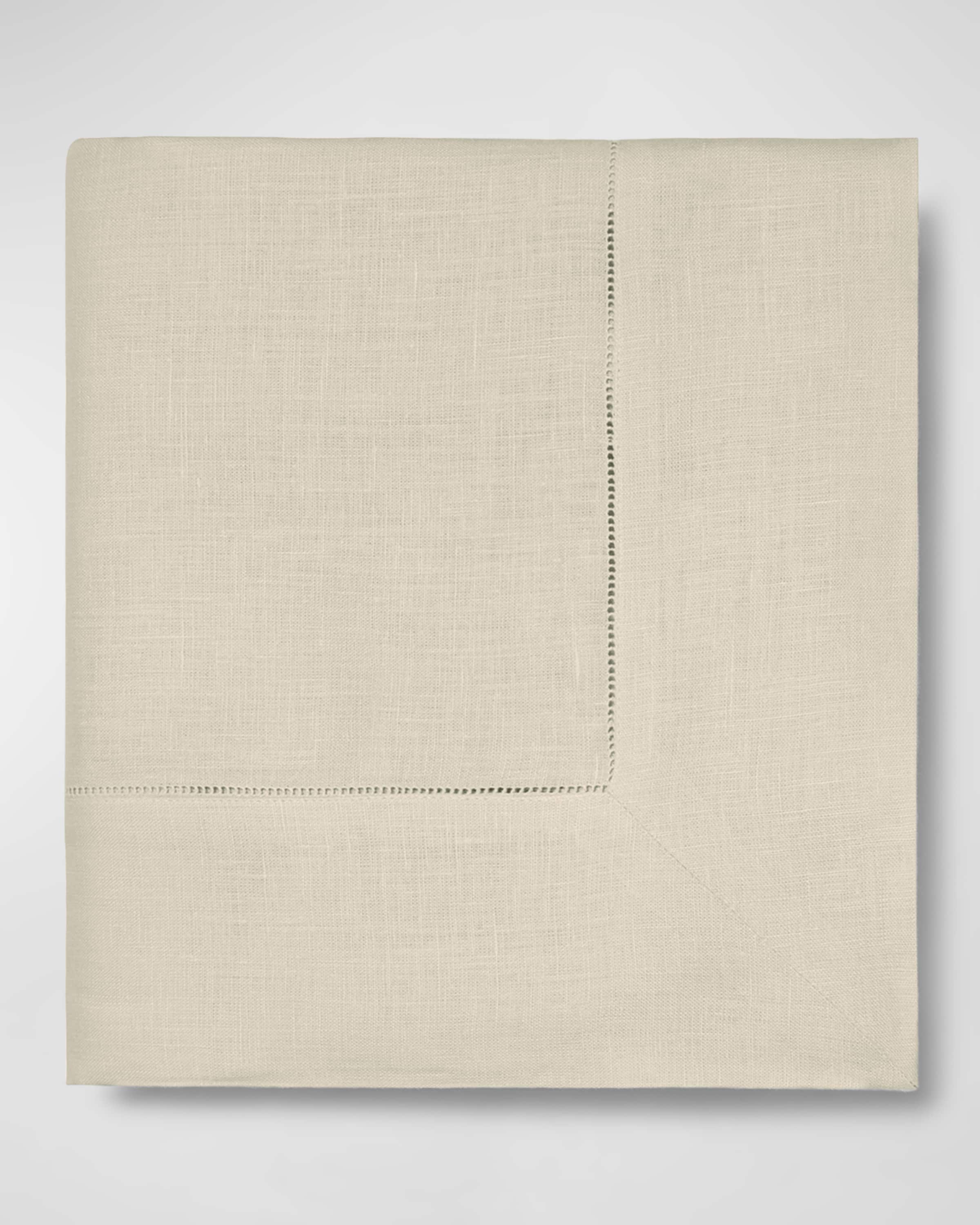 Sferra Hemstitch Tablecloth, 66" x 140"
