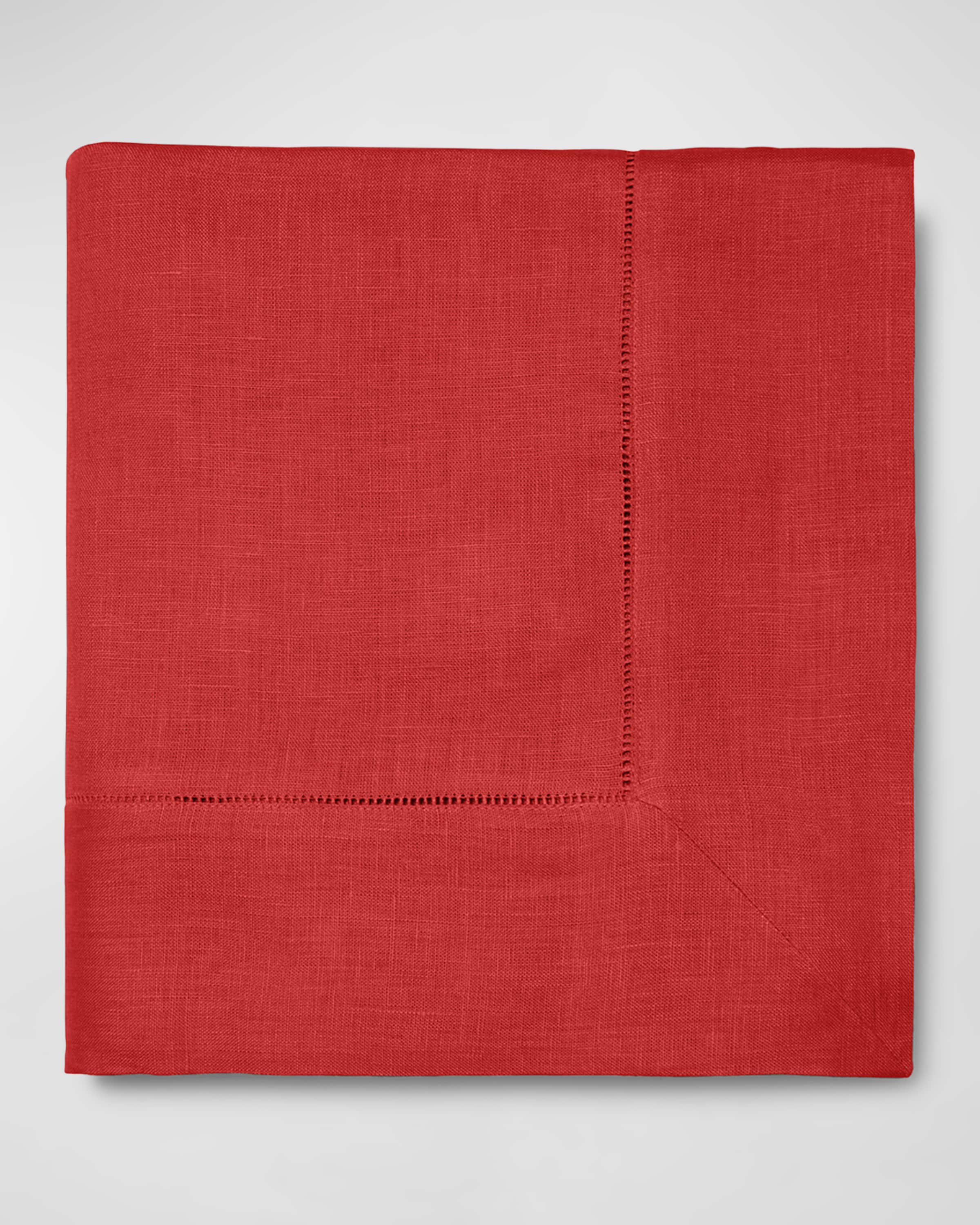 Sferra Hemstitch Tablecloth, 66" x 124"