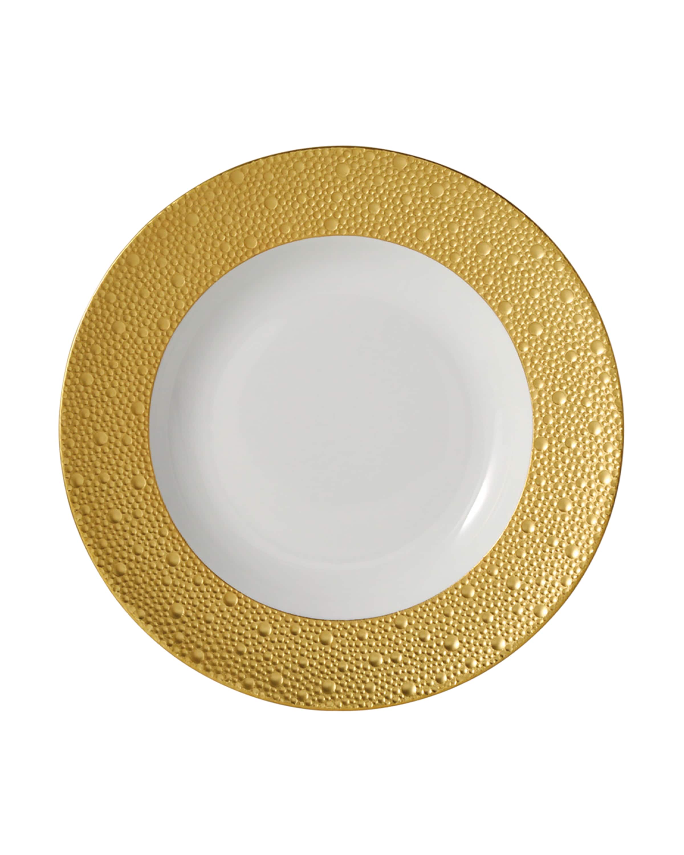 Bernardaud Ecume Gold Rim Soup