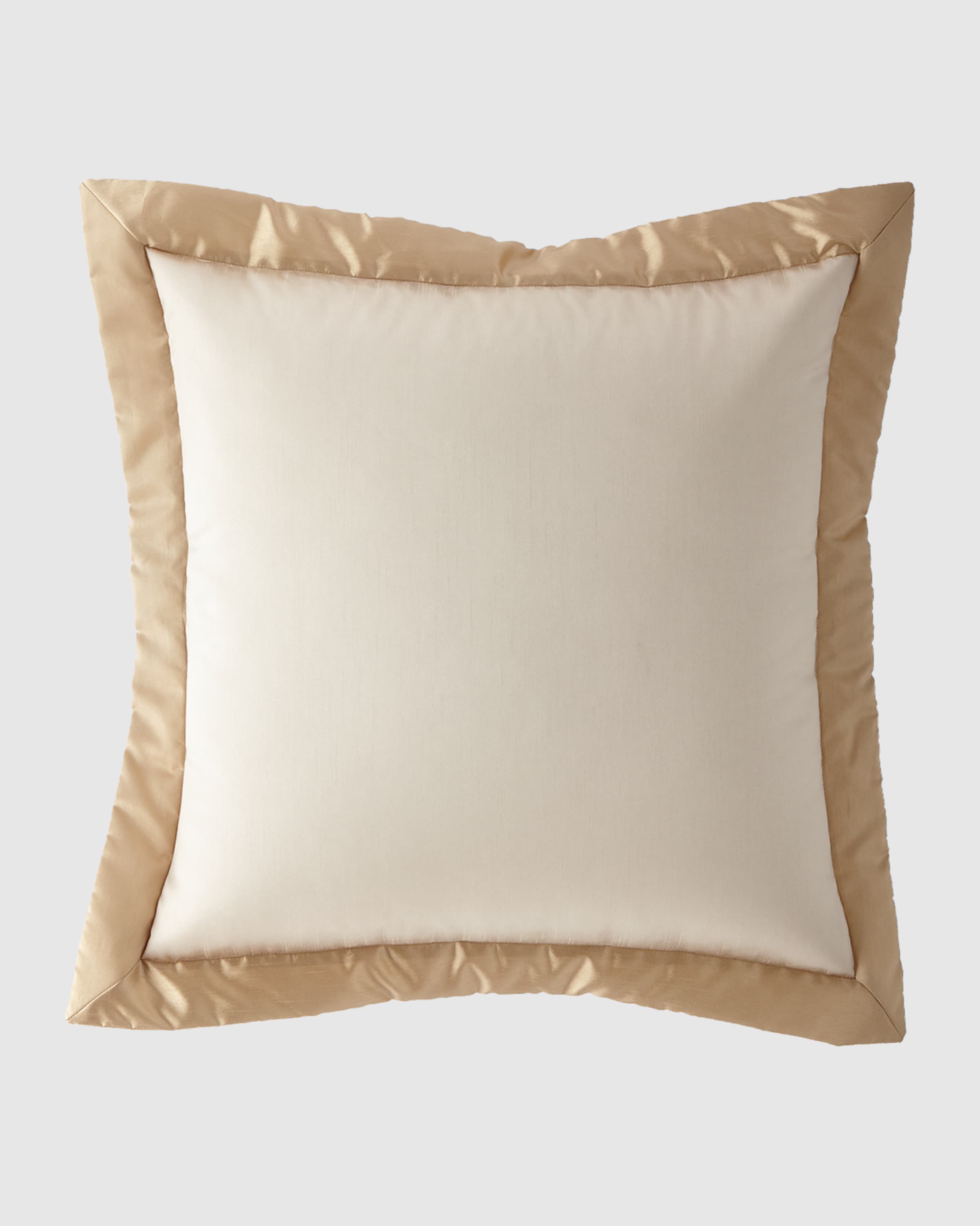 Austin Horn Collection Valencia Two-Tone Flanged European Sham