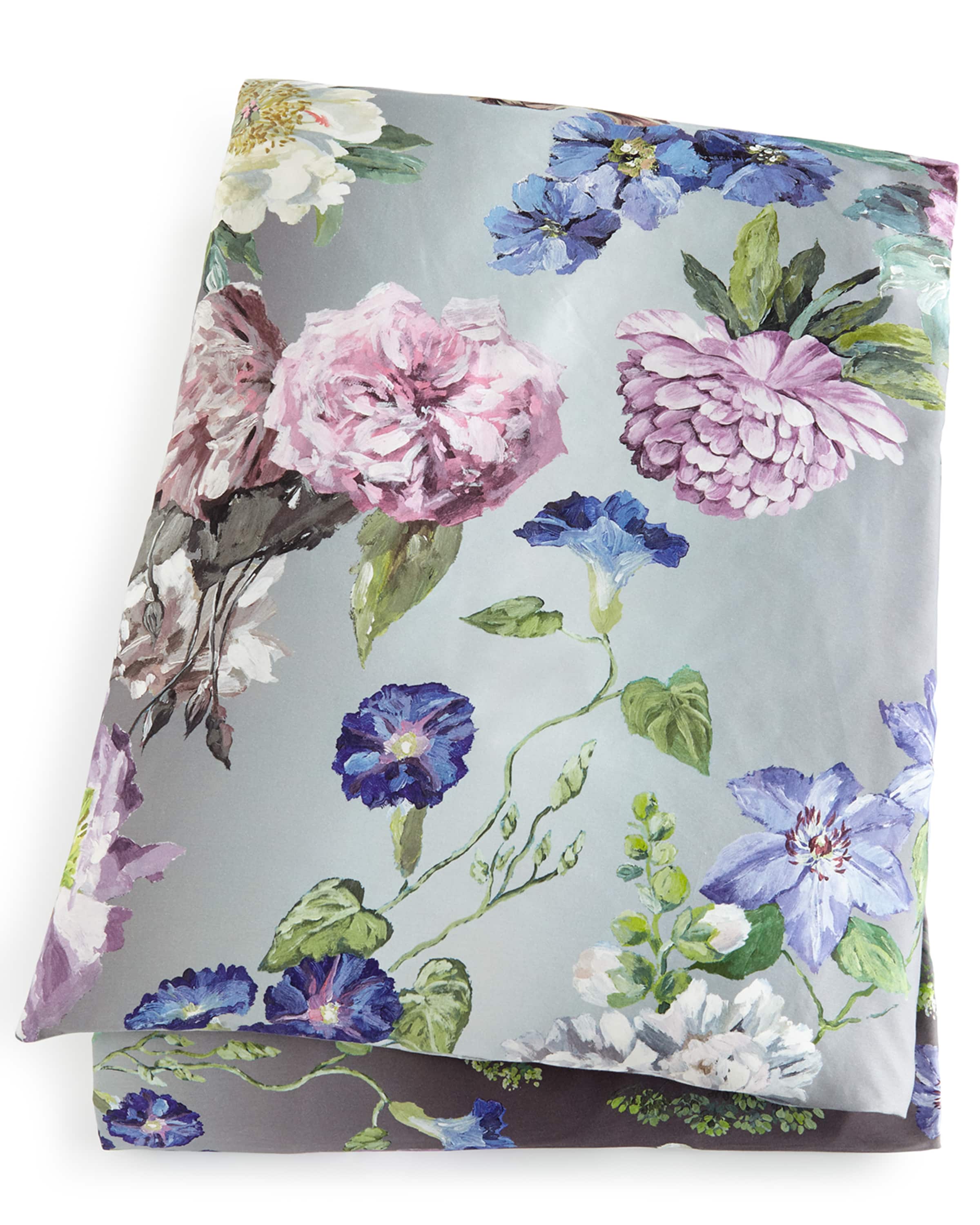Designers Guild Alexandria Queen Floral Sateen Duvet Cover