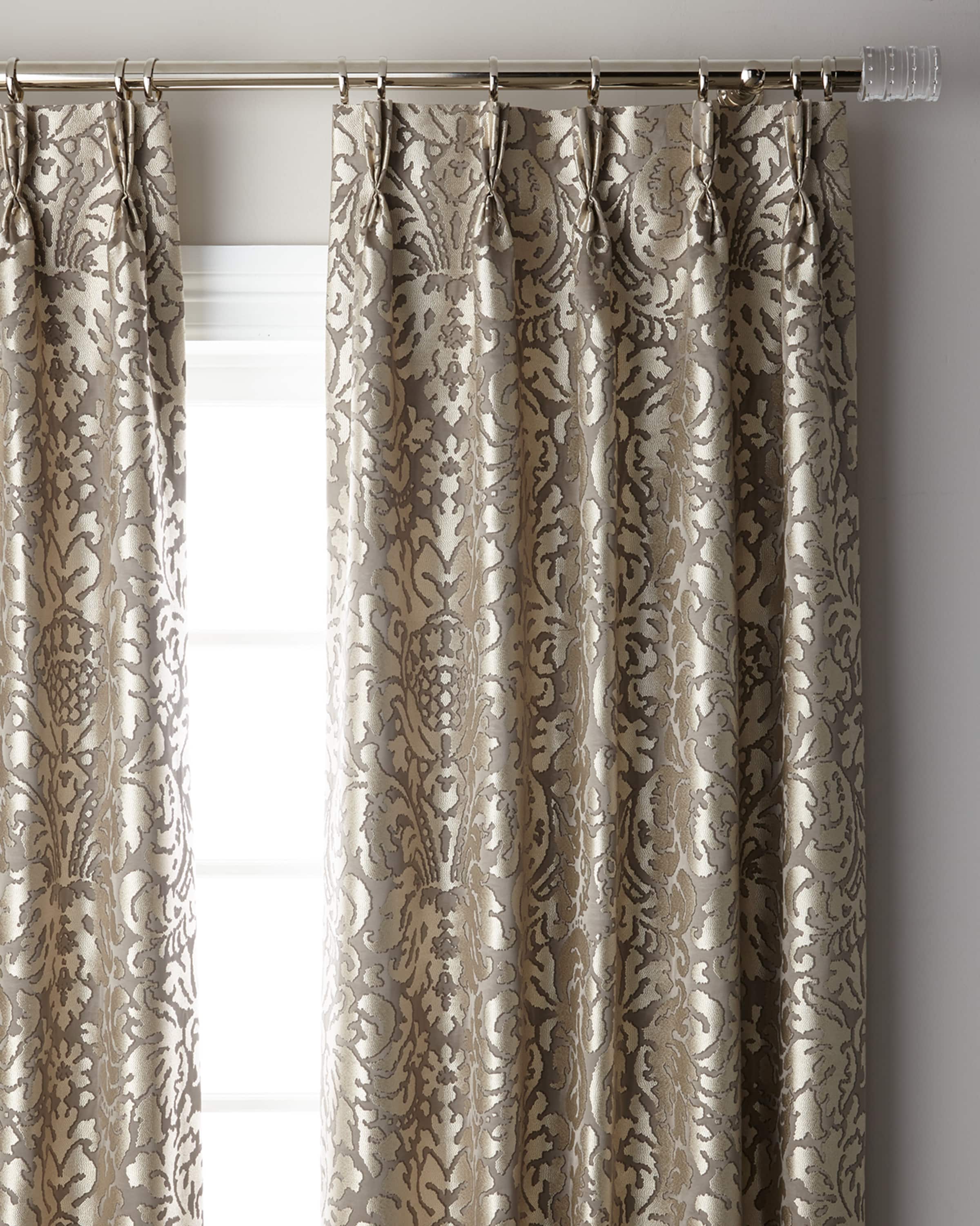 Misti Thomas Modern Luxuries Bellantine 3-Fold Pinch Pleat Blackout Curtain Panel, 132"