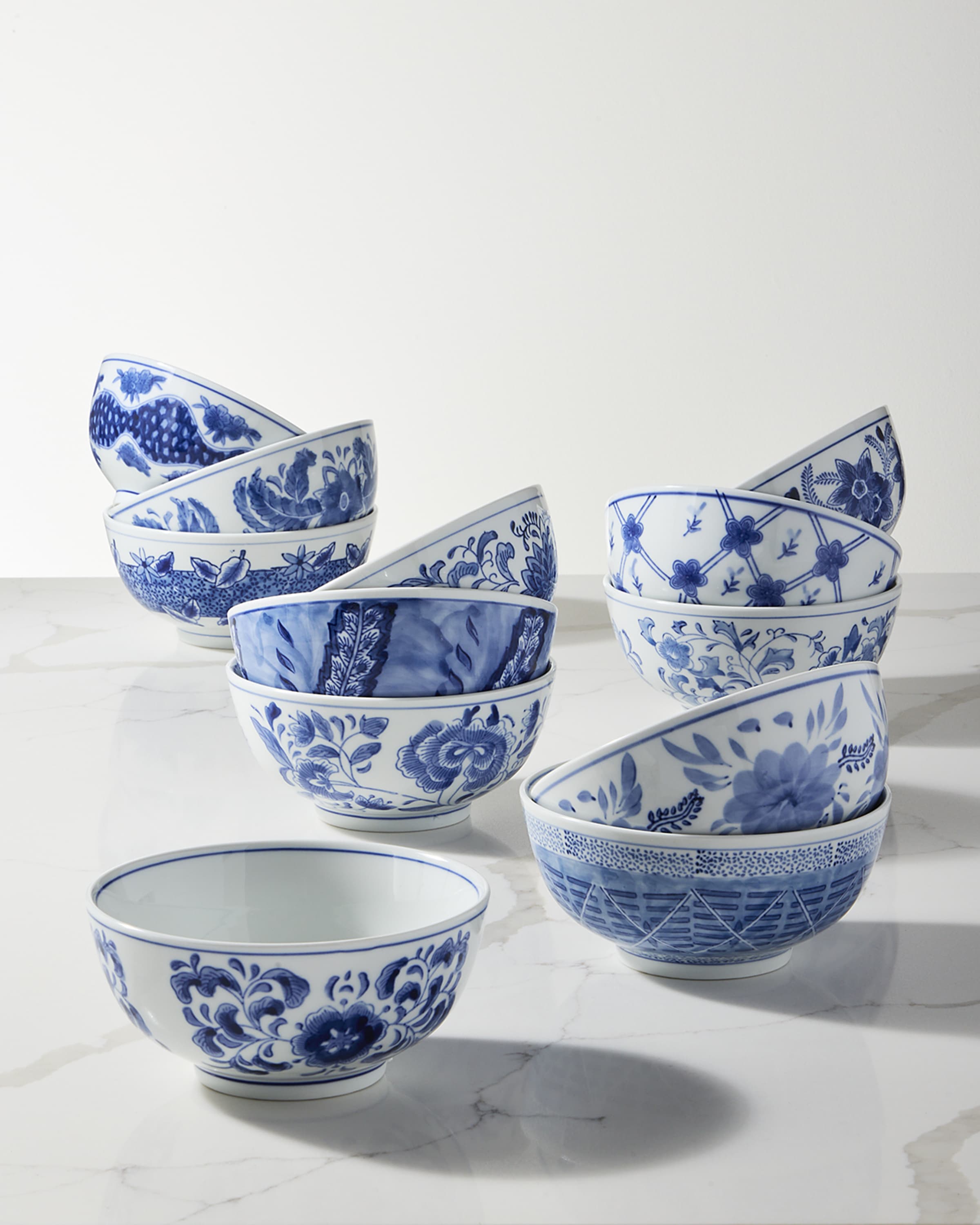 Neiman Marcus Blue and White Dinnerware Collection & Matching