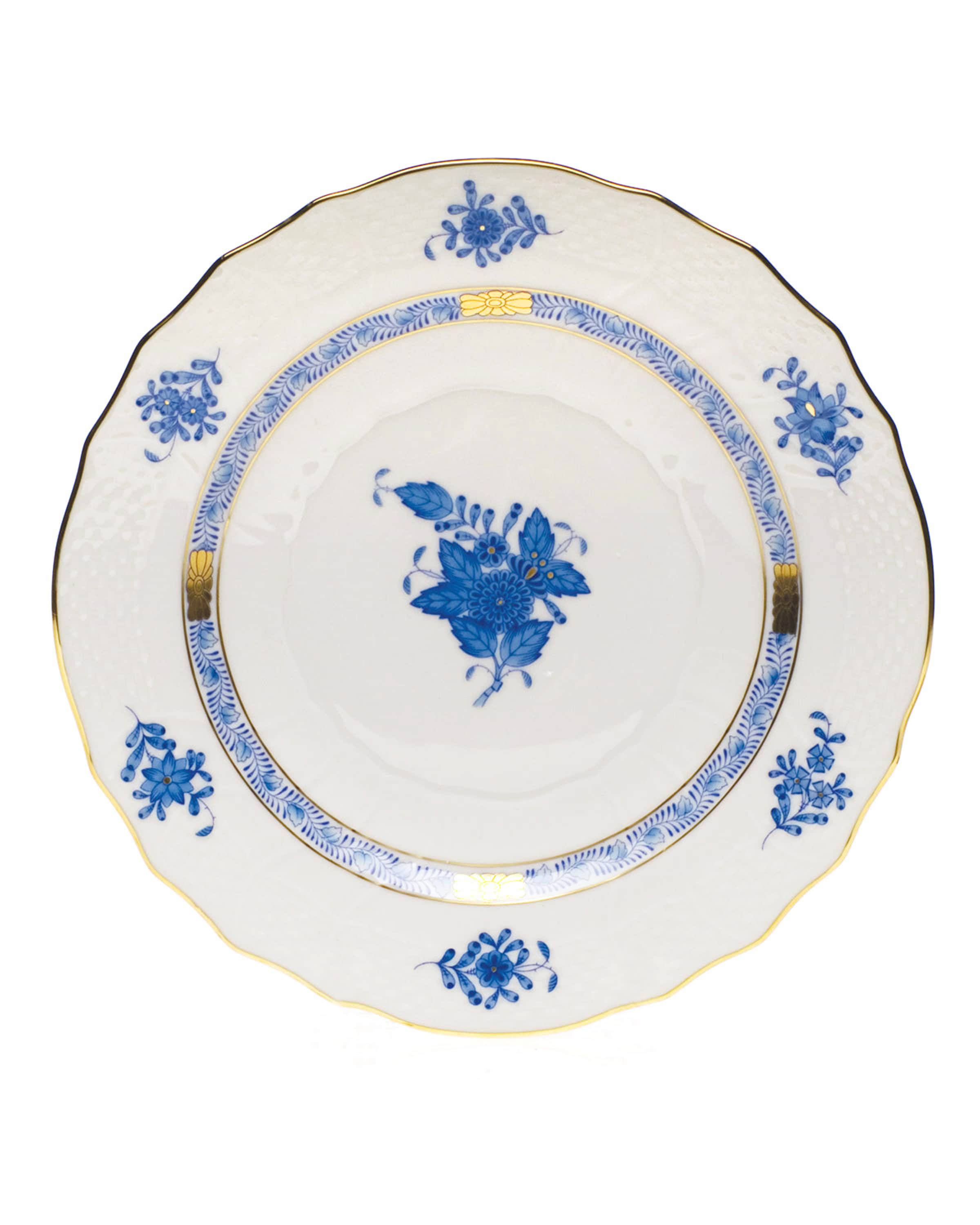 Herend Blue Chinese Bouquet Salad Plate