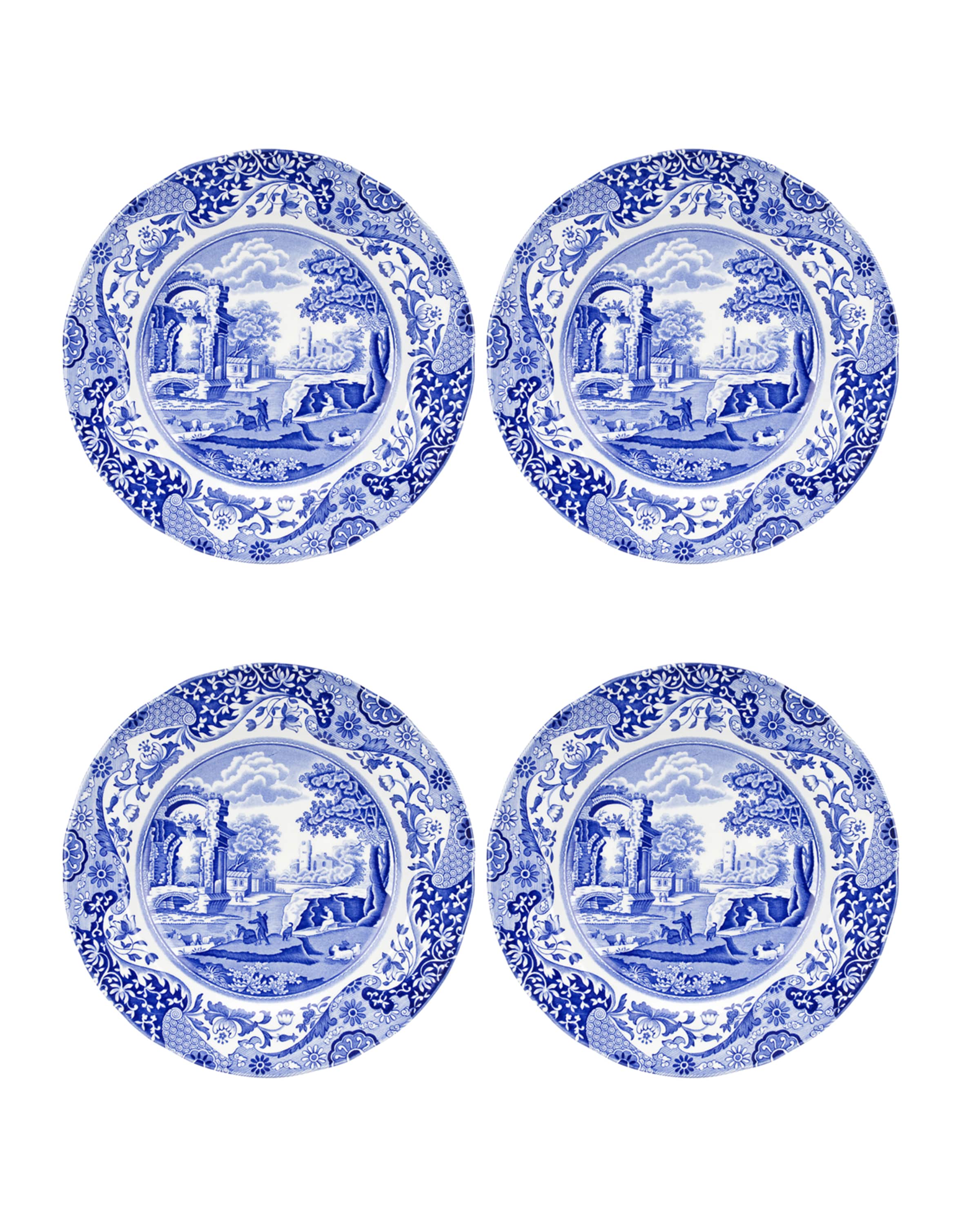 Blue italian spode dishes clearance