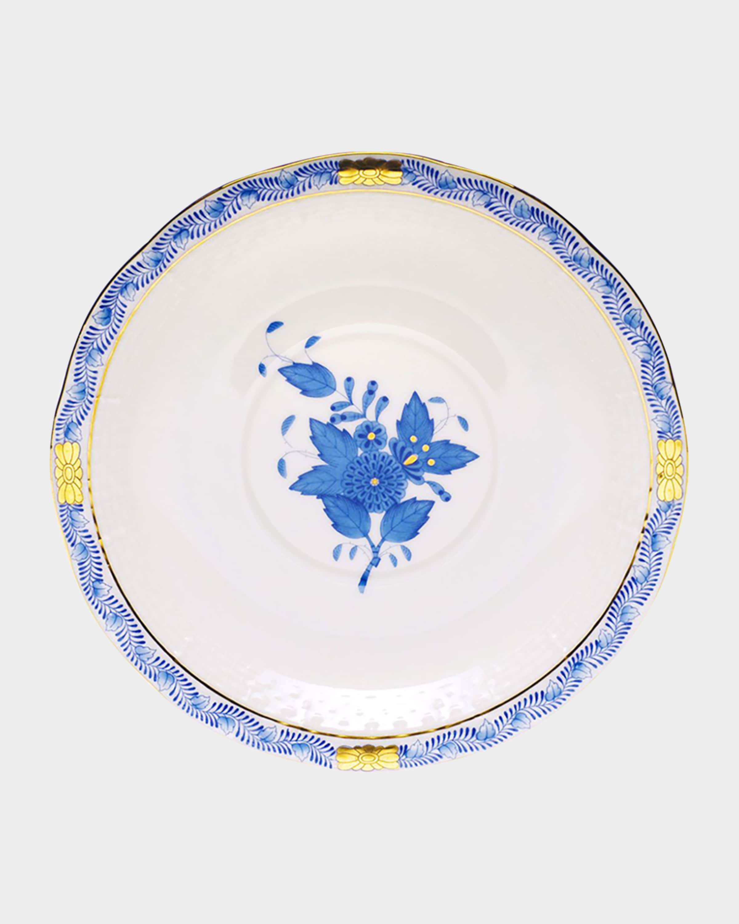 Herend Blue Chinese Bouquet Saucer