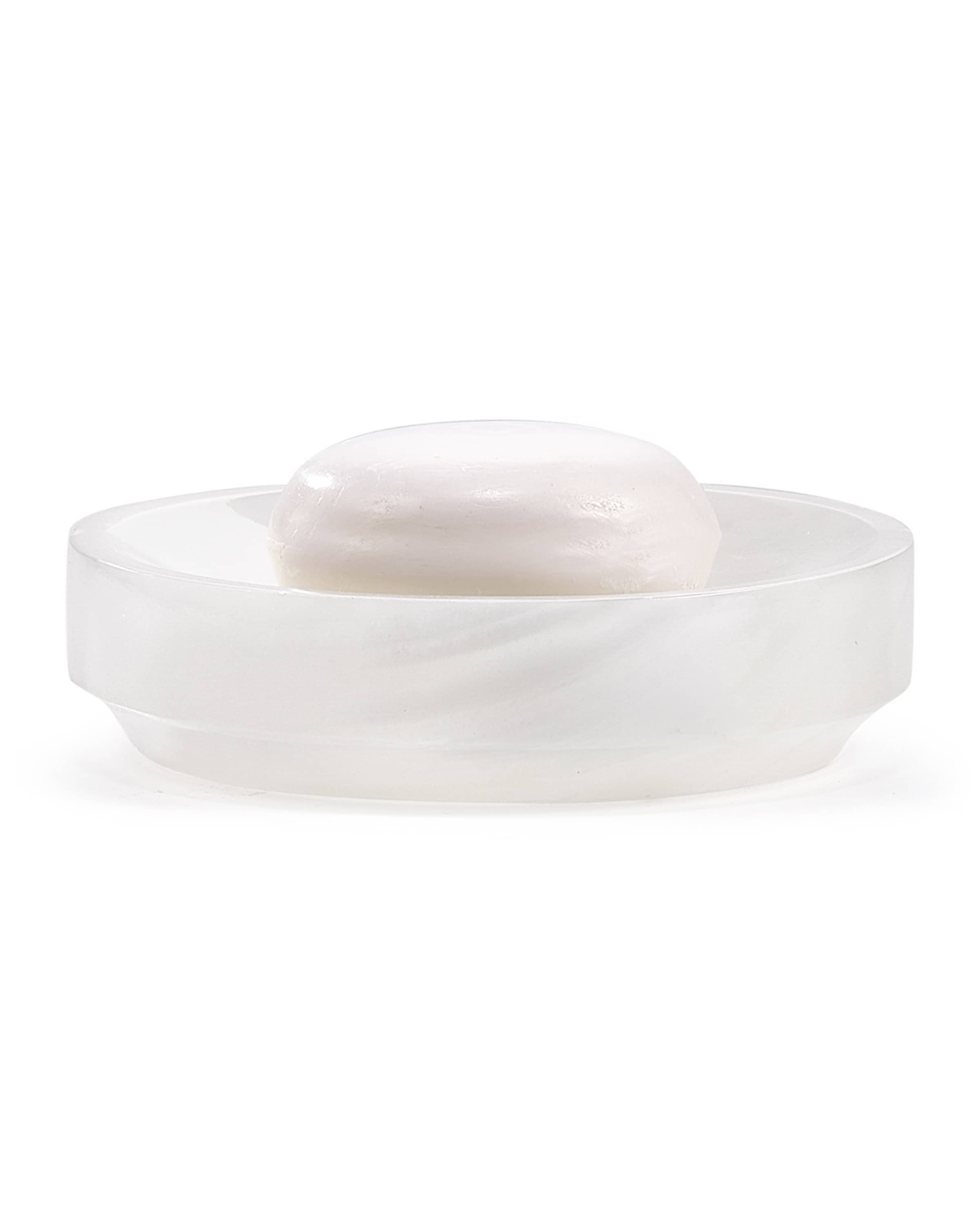 Labrazel Hielo White Onyx Soap Dish