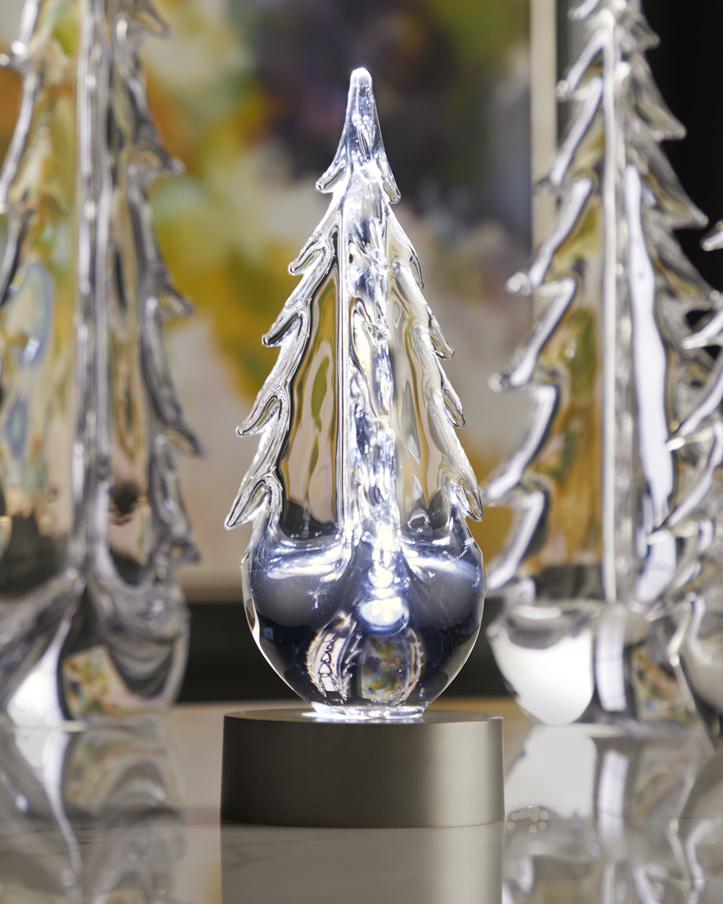 Simon Pearce 6" Clear Tree and Matching Items & Matching Items Horchow