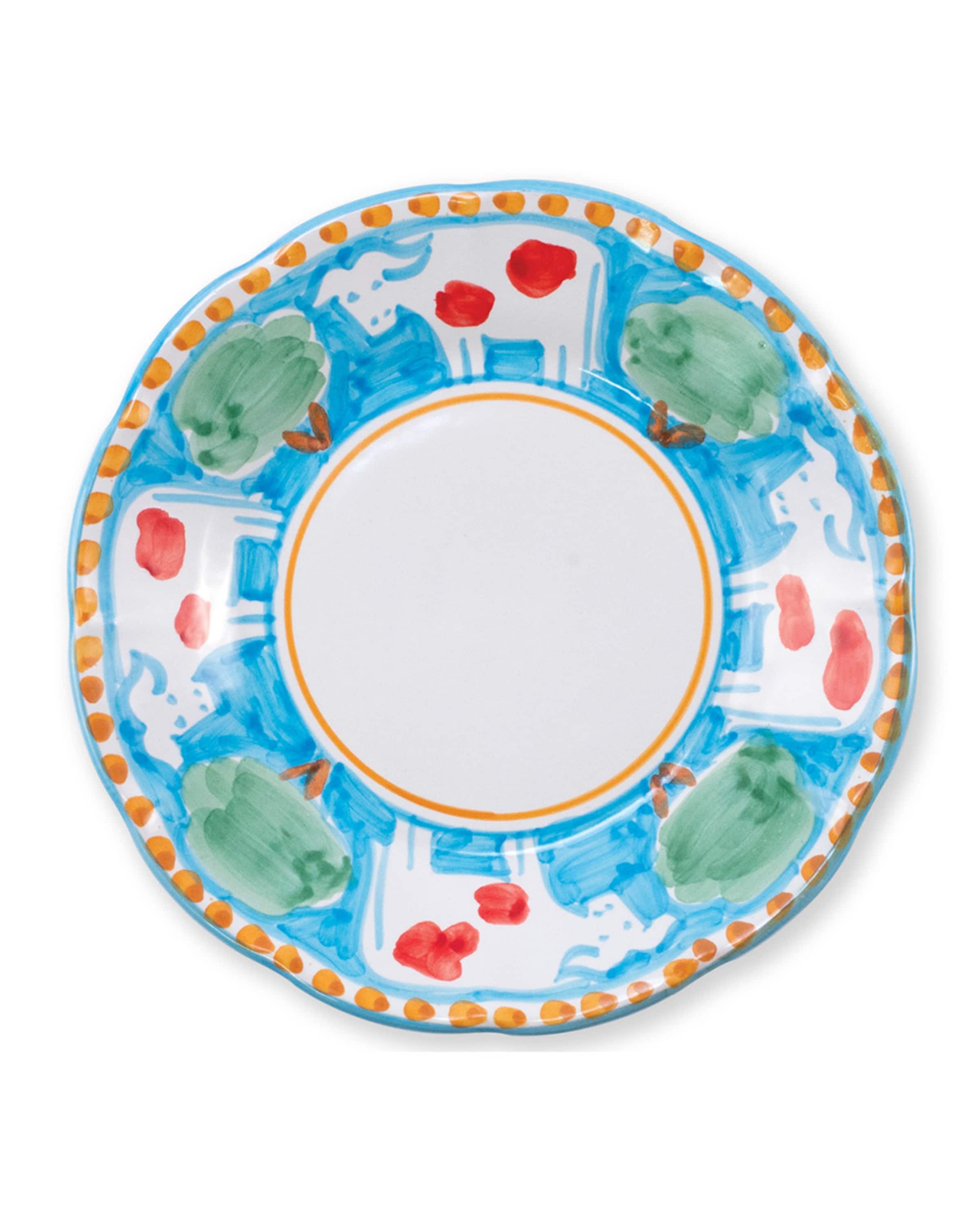 Vietri Campagna Mucca Salad Plate