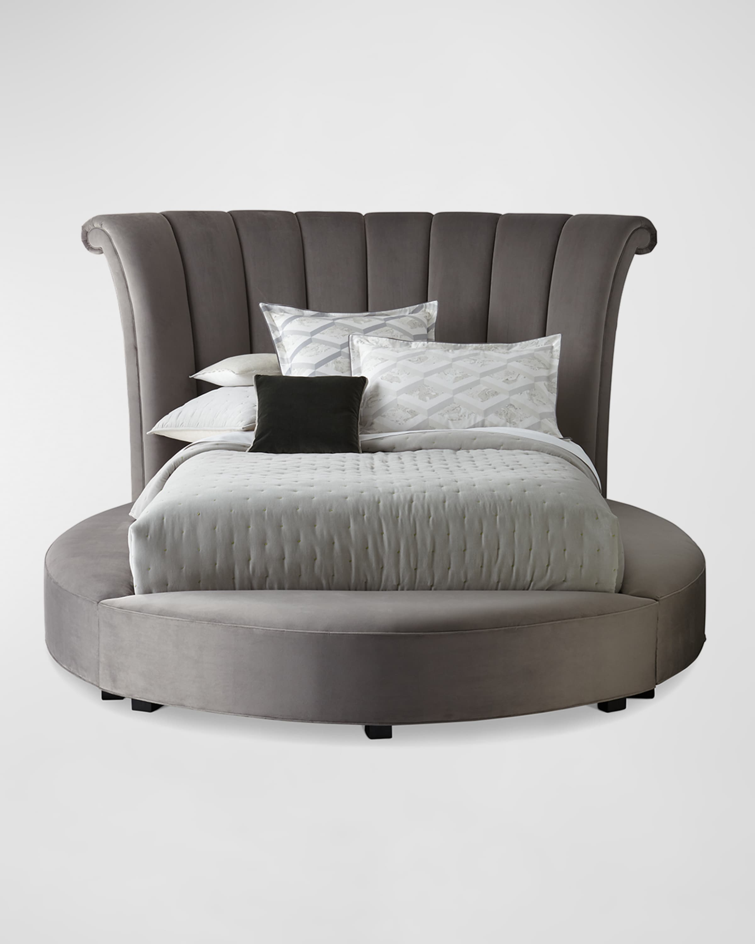 Haute House Katya Round California King Platform Bed