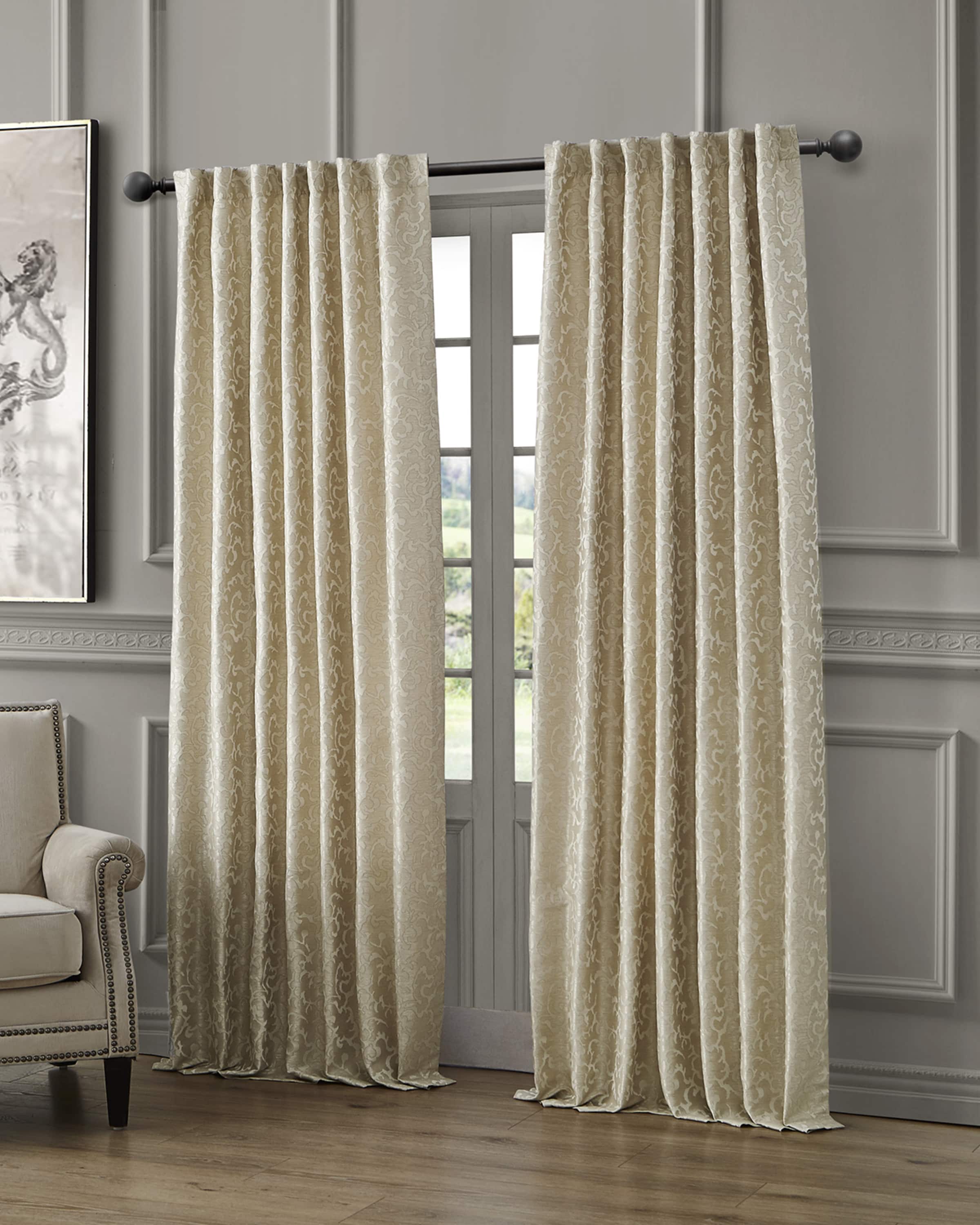 Waterford Lawrence Back Tab Curtain Panel, 108"