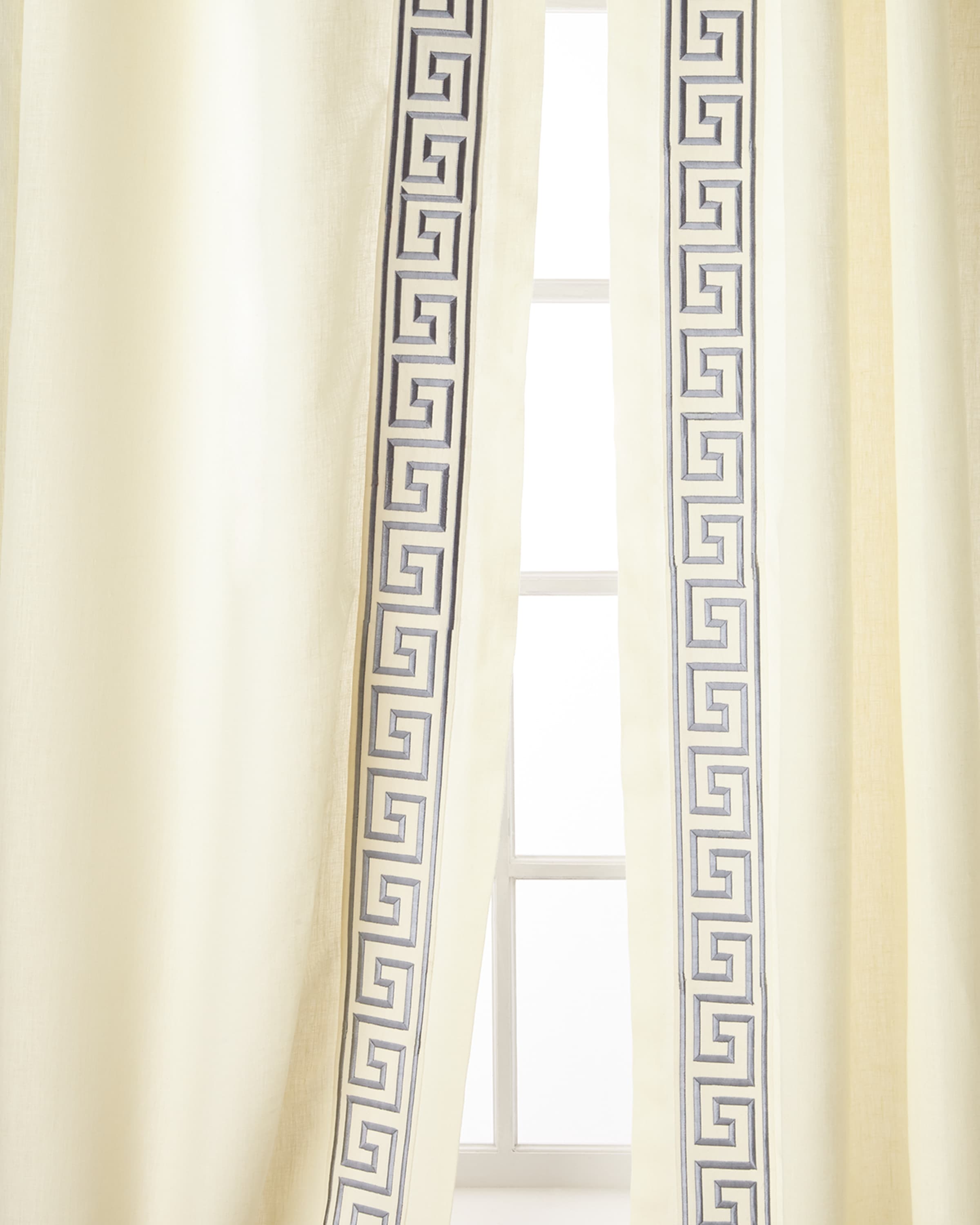 Home Silks Felix Curtain Panels, 108"