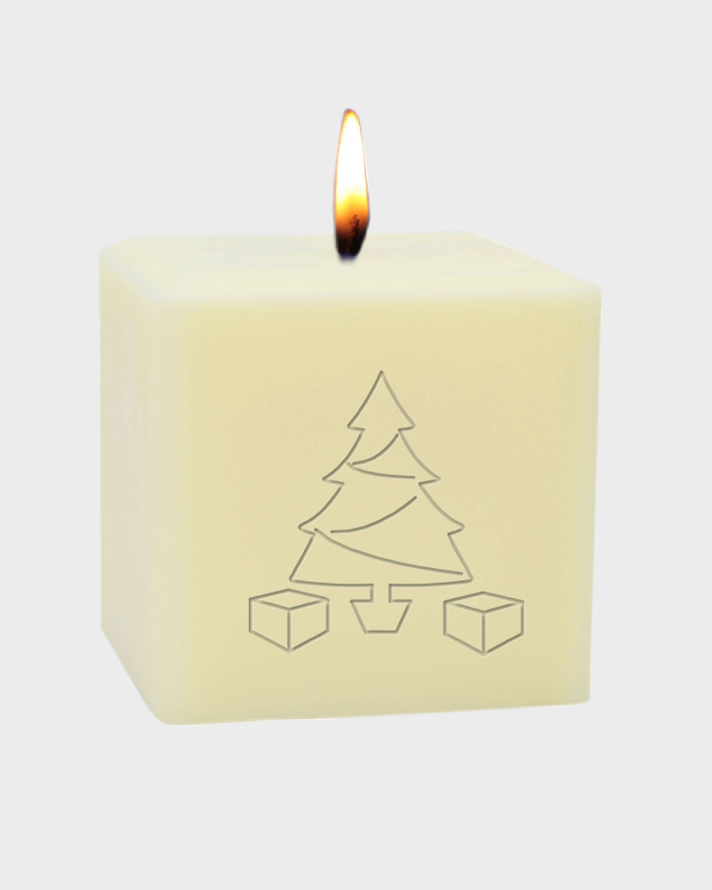 Carved Solutions 3" Eco-Luxury Christmas Tree Soy Candle