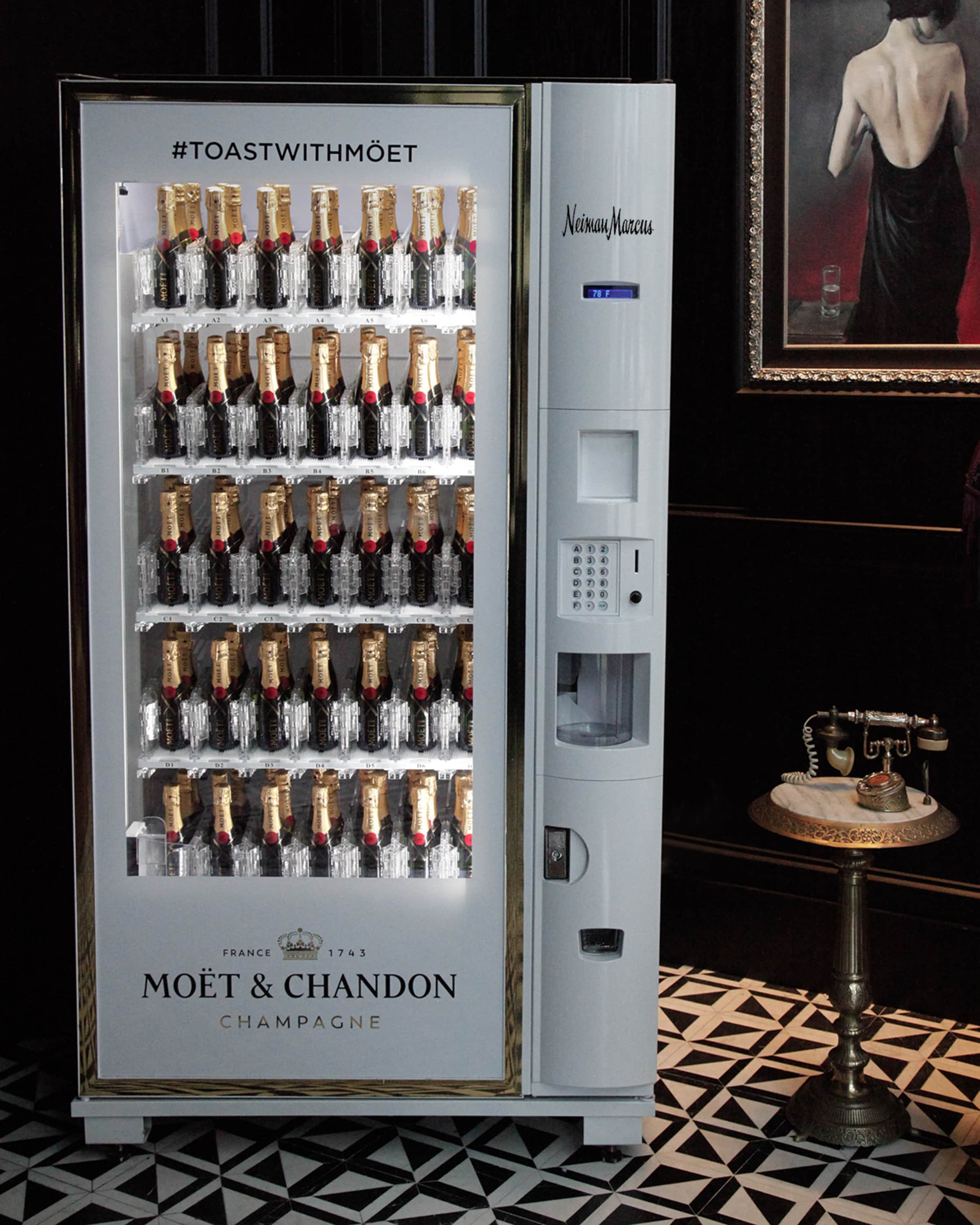 Moet & Chandon Moet & Chandon Champagne Vending Machine
