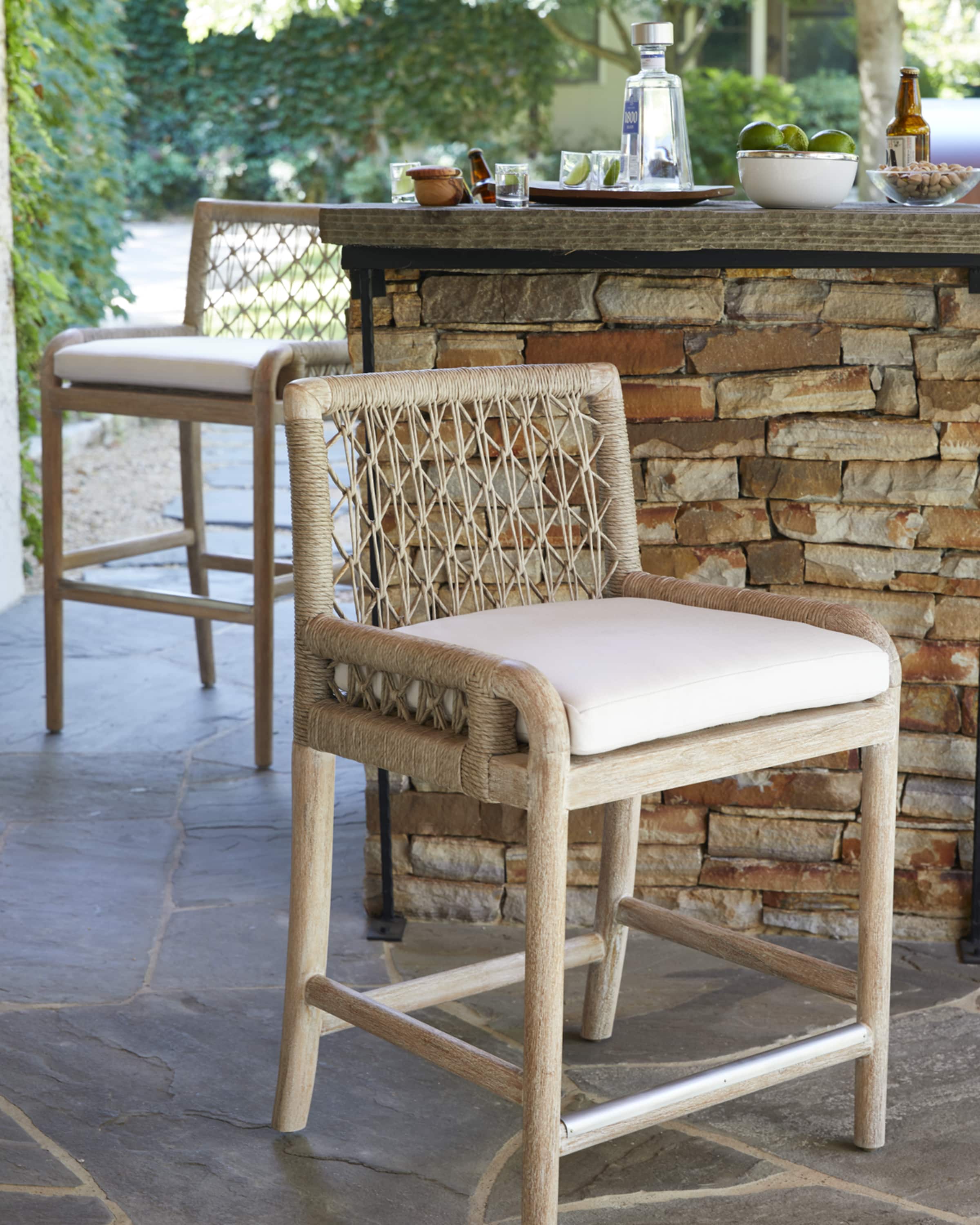Palecek Montecito Outdoor Counter Stool