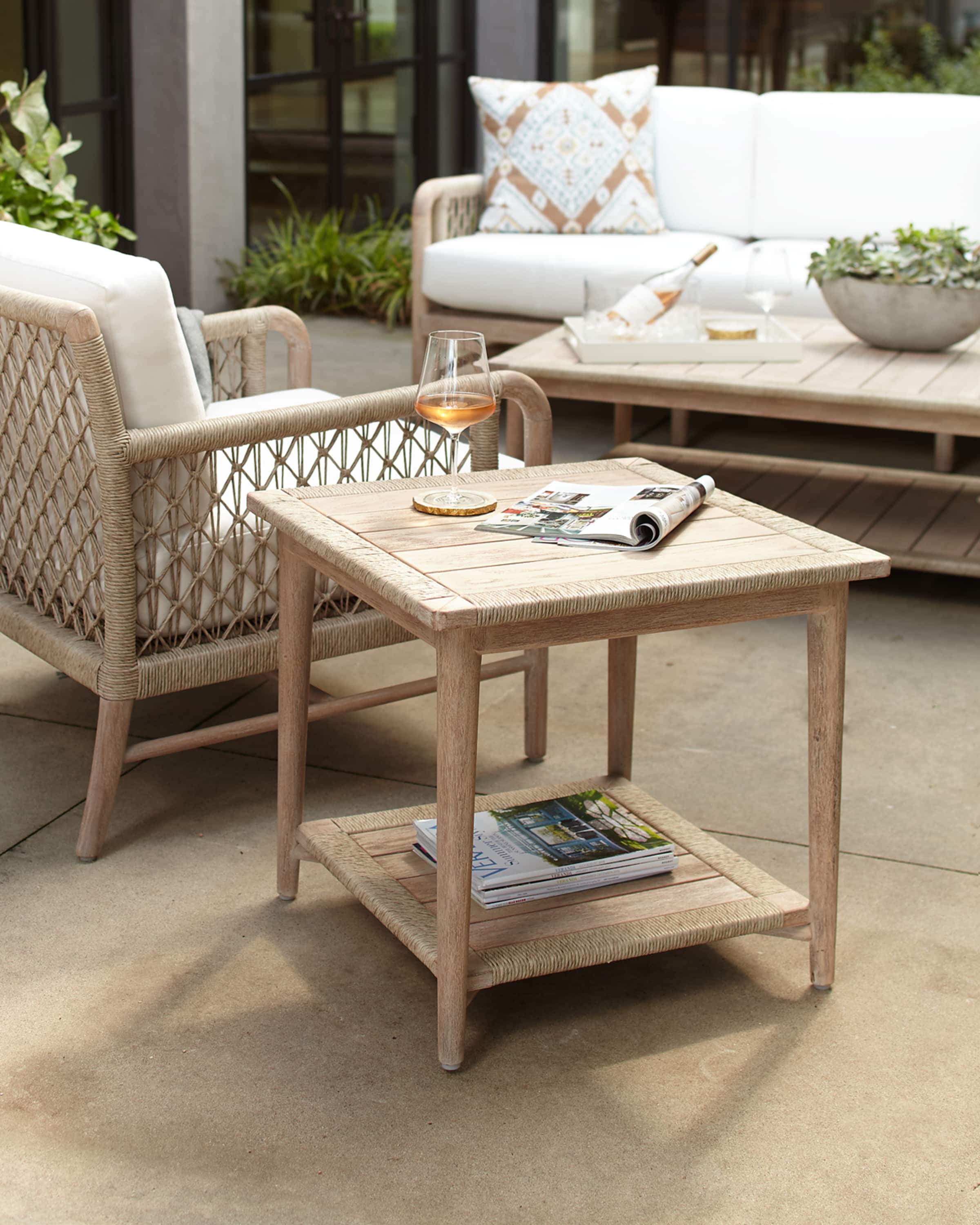 Palecek Montecito Outdoor Side Table and Matching Items & Matching Items Horchow