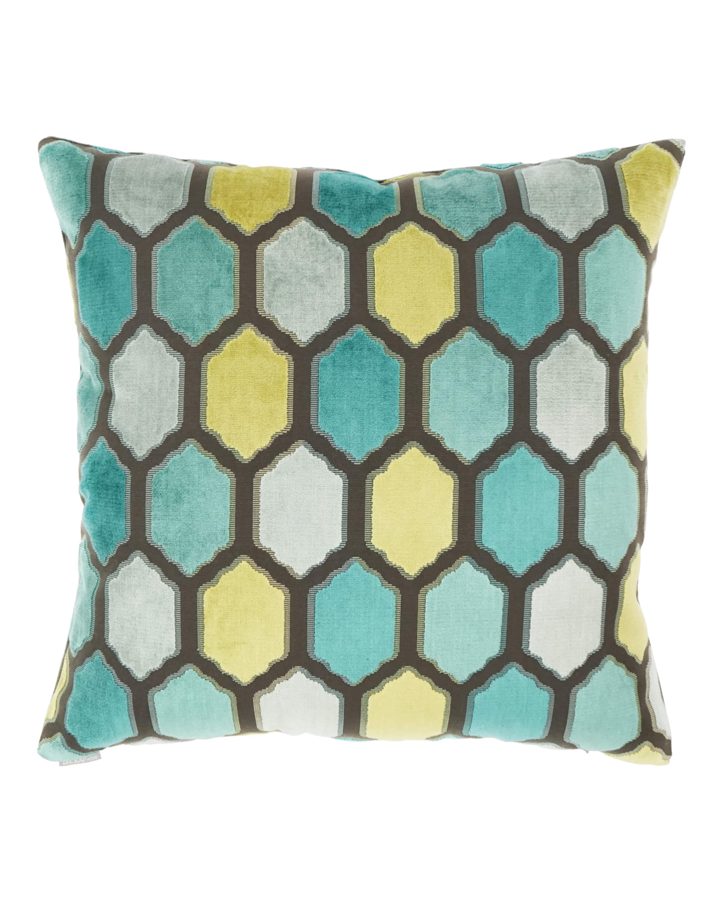 D.V. KAP Home Mallorca Laguna Pillow, 24"Sq.