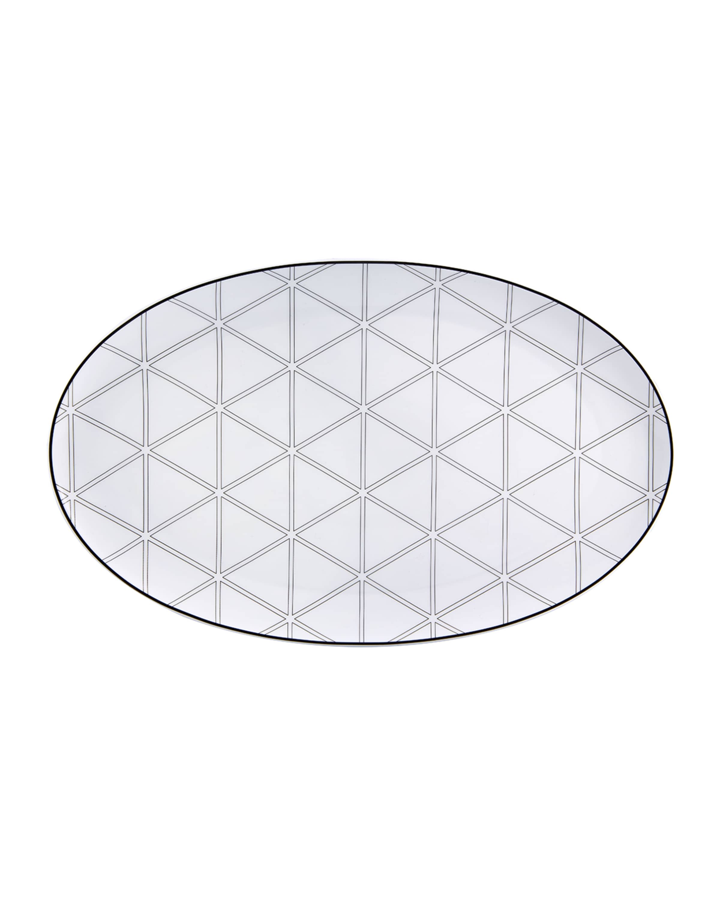 Vista Alegre Orquestra Large Oval Platter
