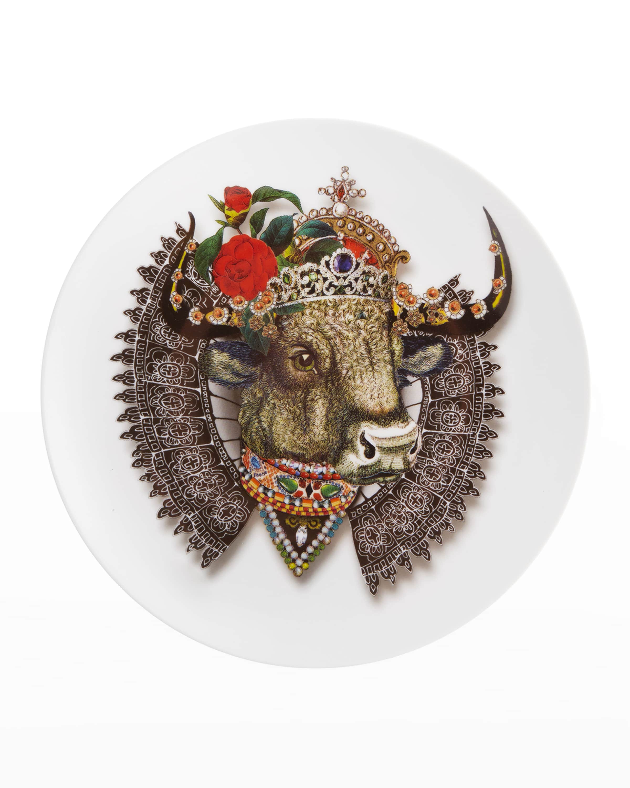 Christian LaCroix X Vista Alegre Love Who You Want Queenbull Dessert Plate