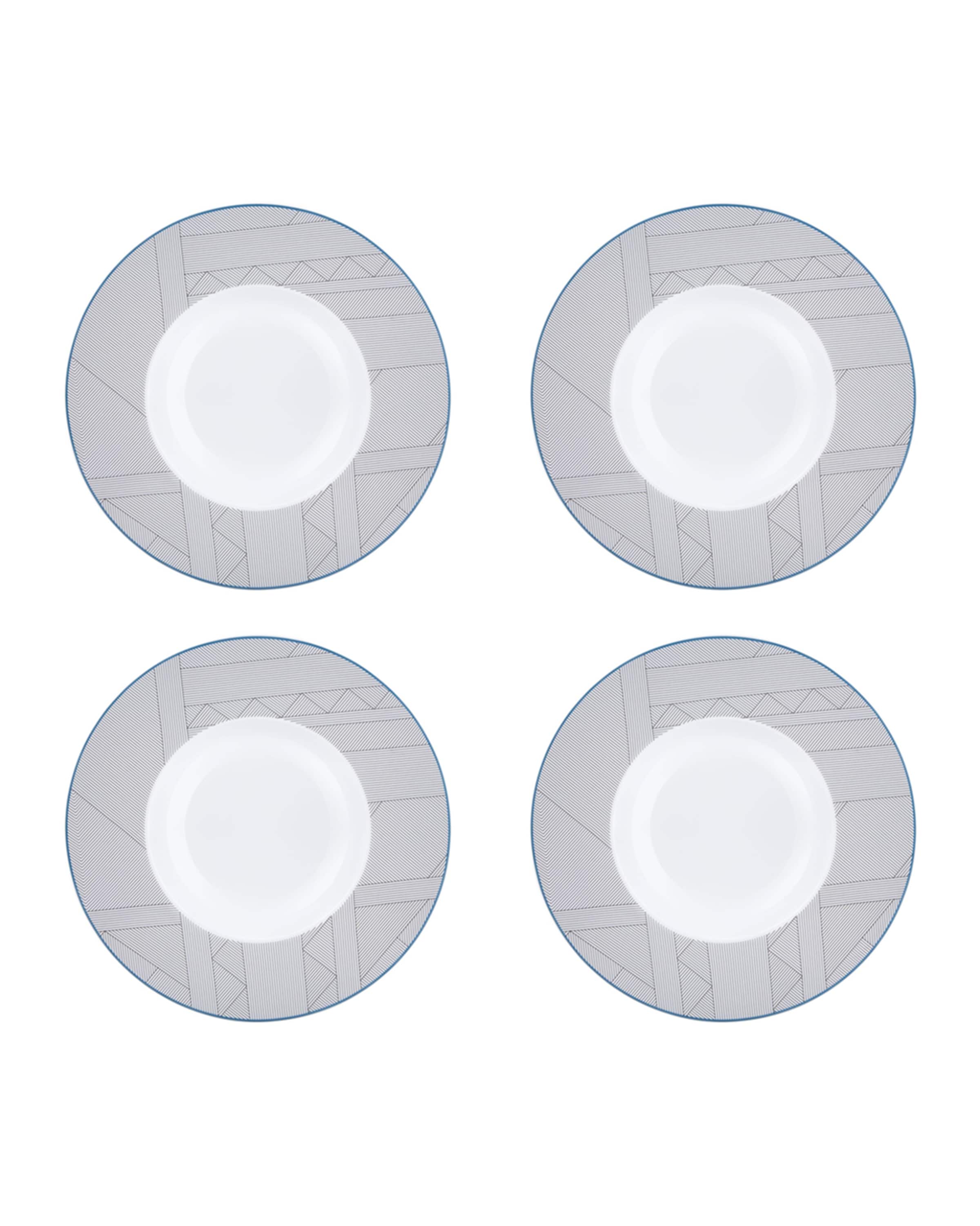 Vista Alegre Orquestra Soup Plates, Set of 4