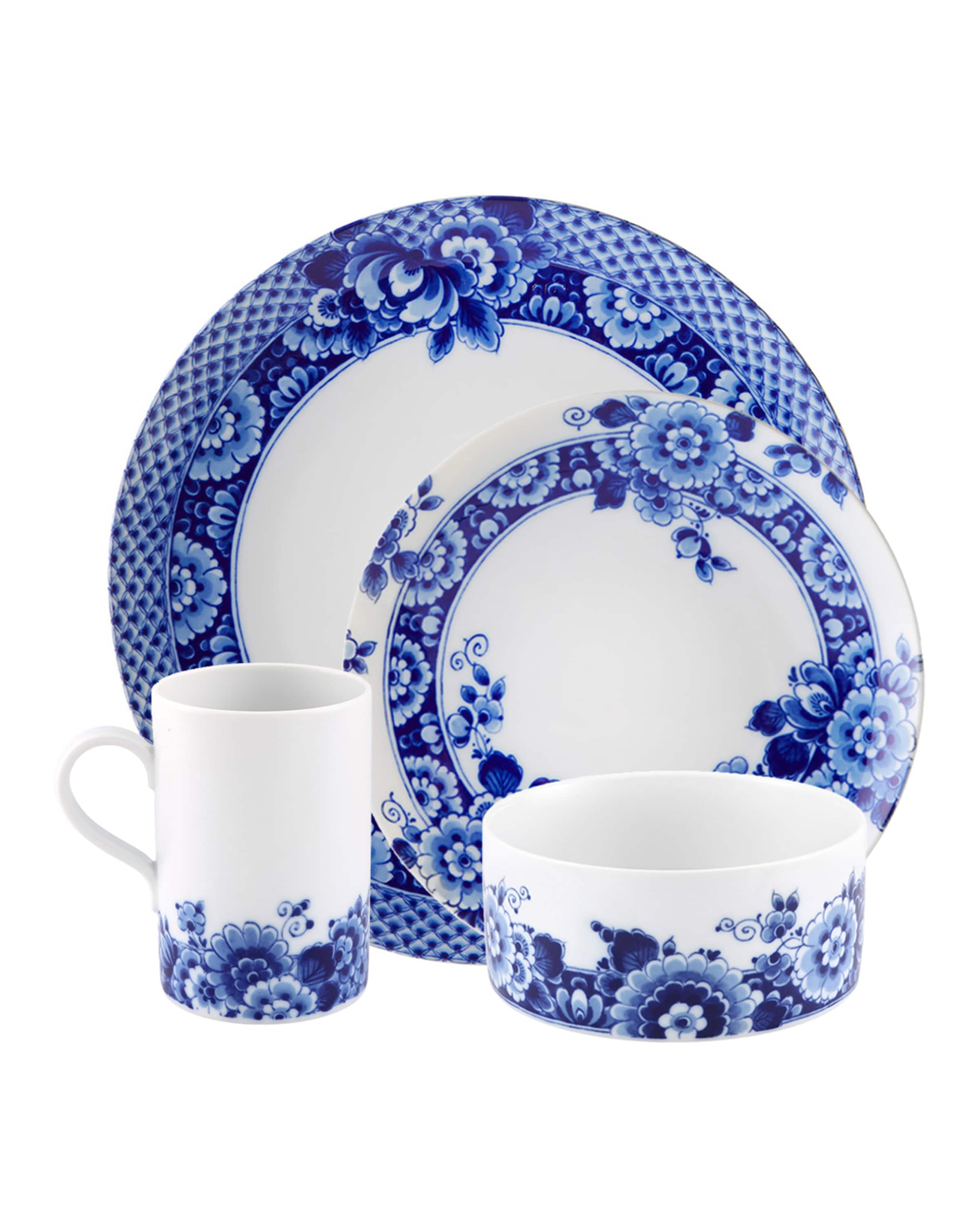 Vista Alegre Blue Ming 4-Piece Place Setting