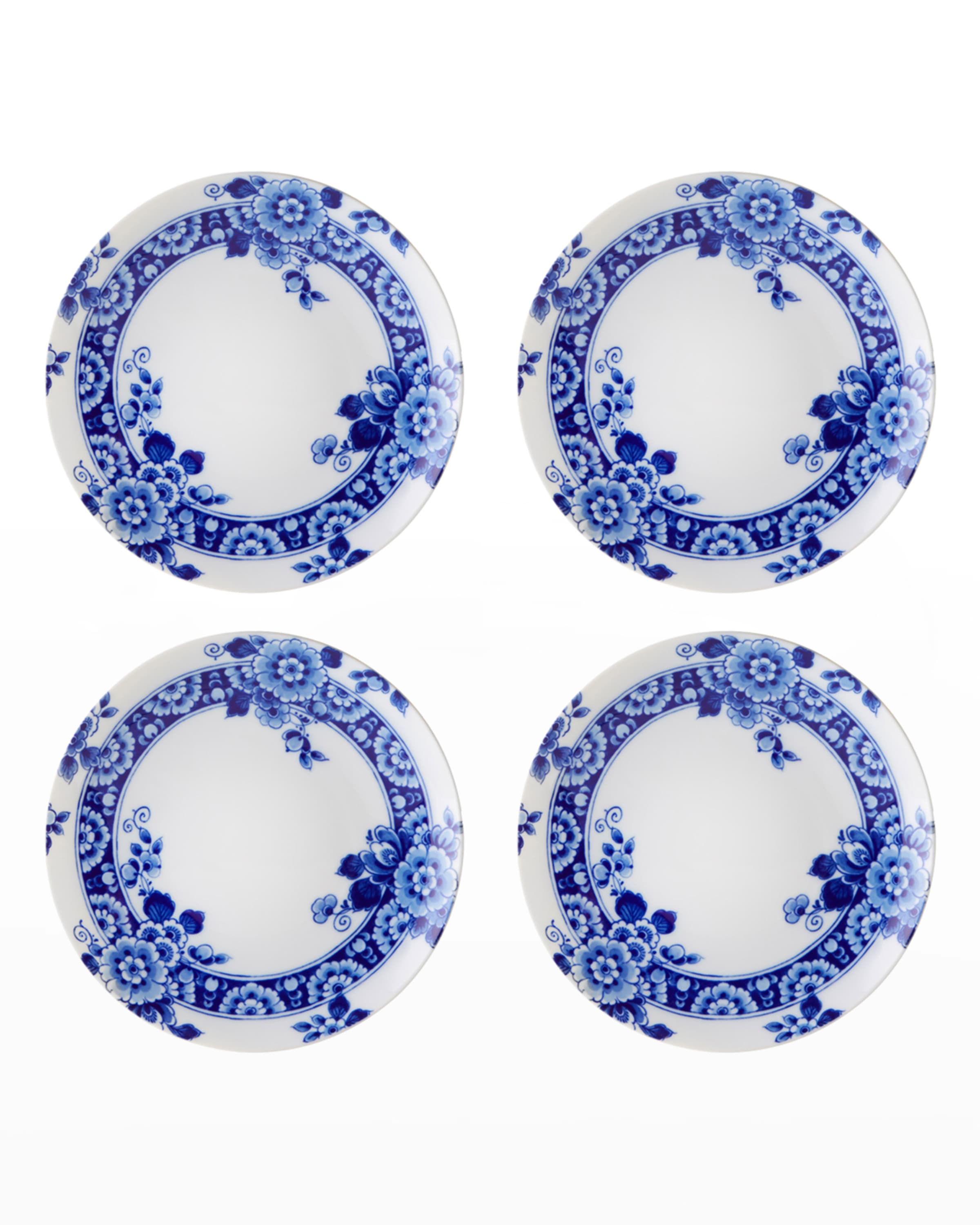 Vista Alegre Blue Ming Dessert/Salad Plates, Set of Four