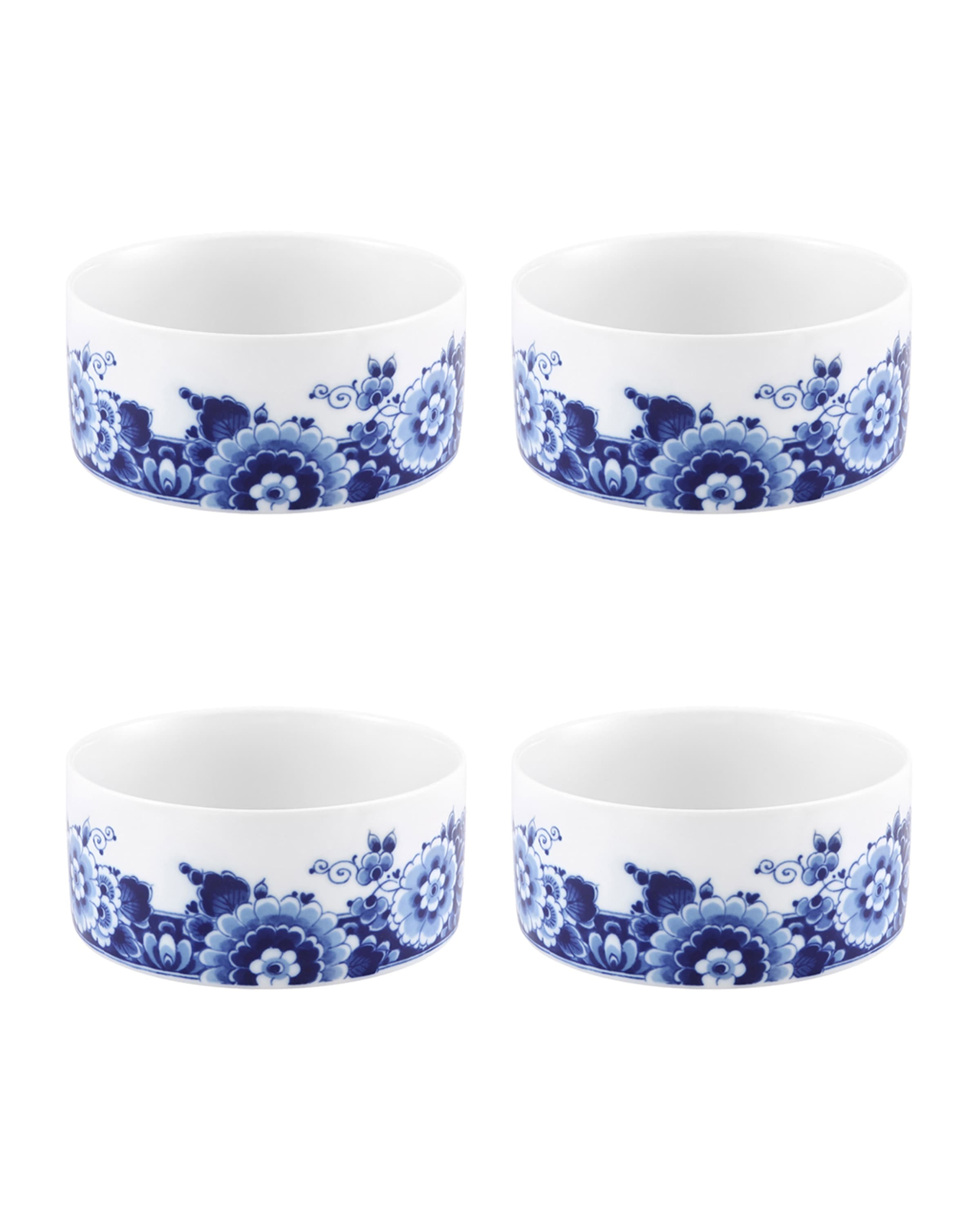 Vista Alegre Blue Ming Cereal Bowls, Set of Four
