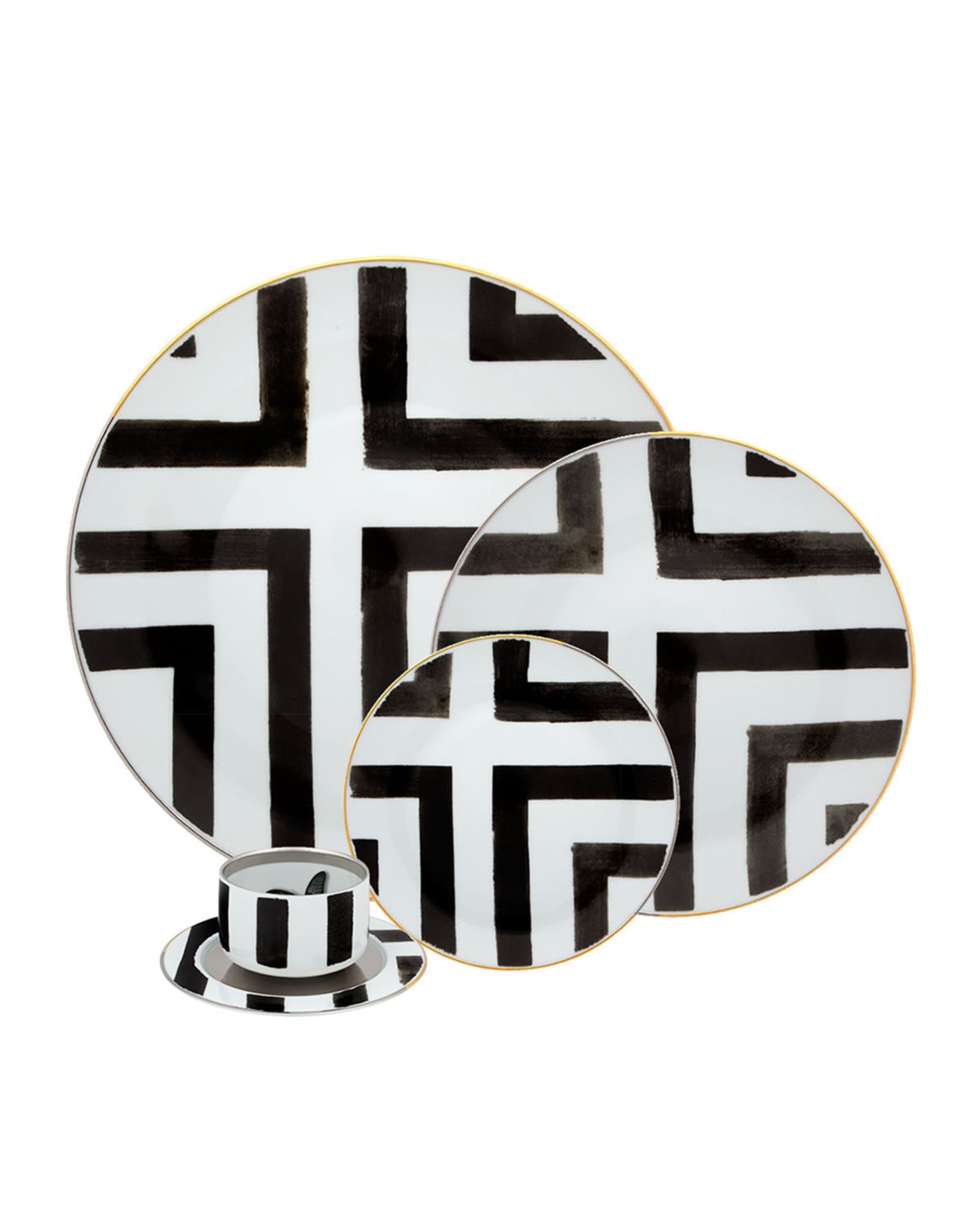 Christian LaCroix X Vista Alegre Sol Y Sombra 5-Piece Place Setting