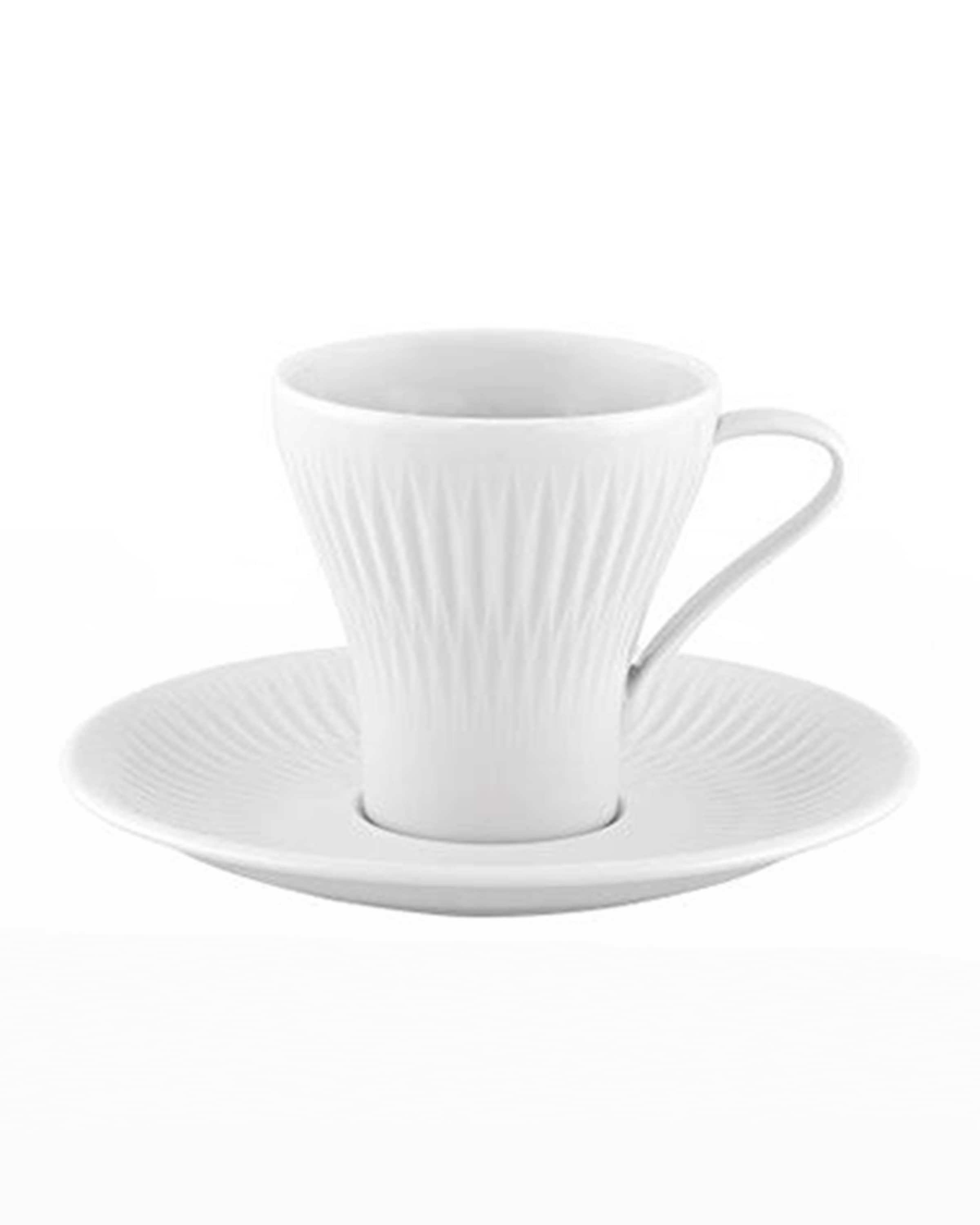 Vista Alegre Utopia Espresso Cups & Saucers, Set of 4