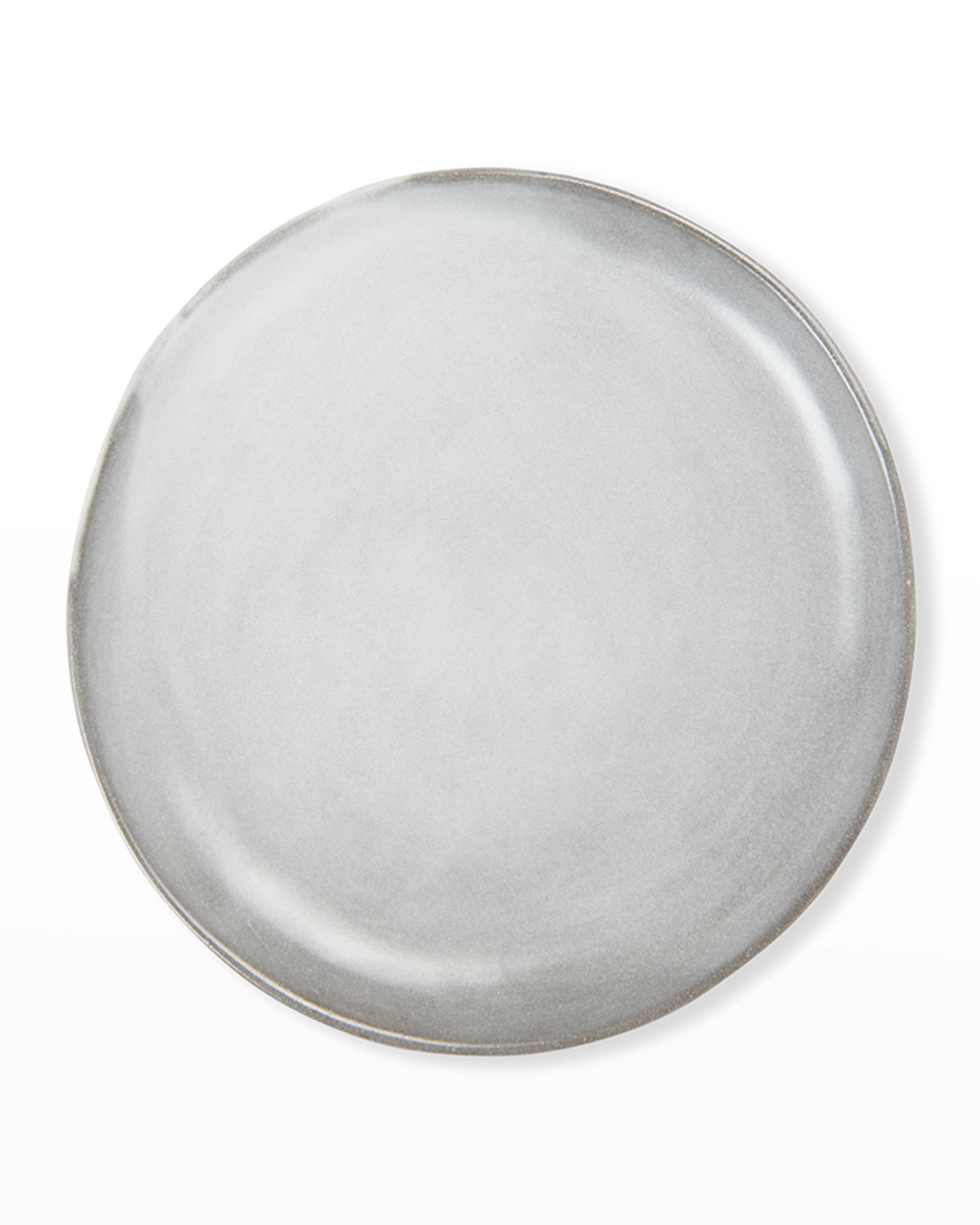 Blue Pheasant Marcus Cement Glaze Salad/Dessert Plates, Set of 4