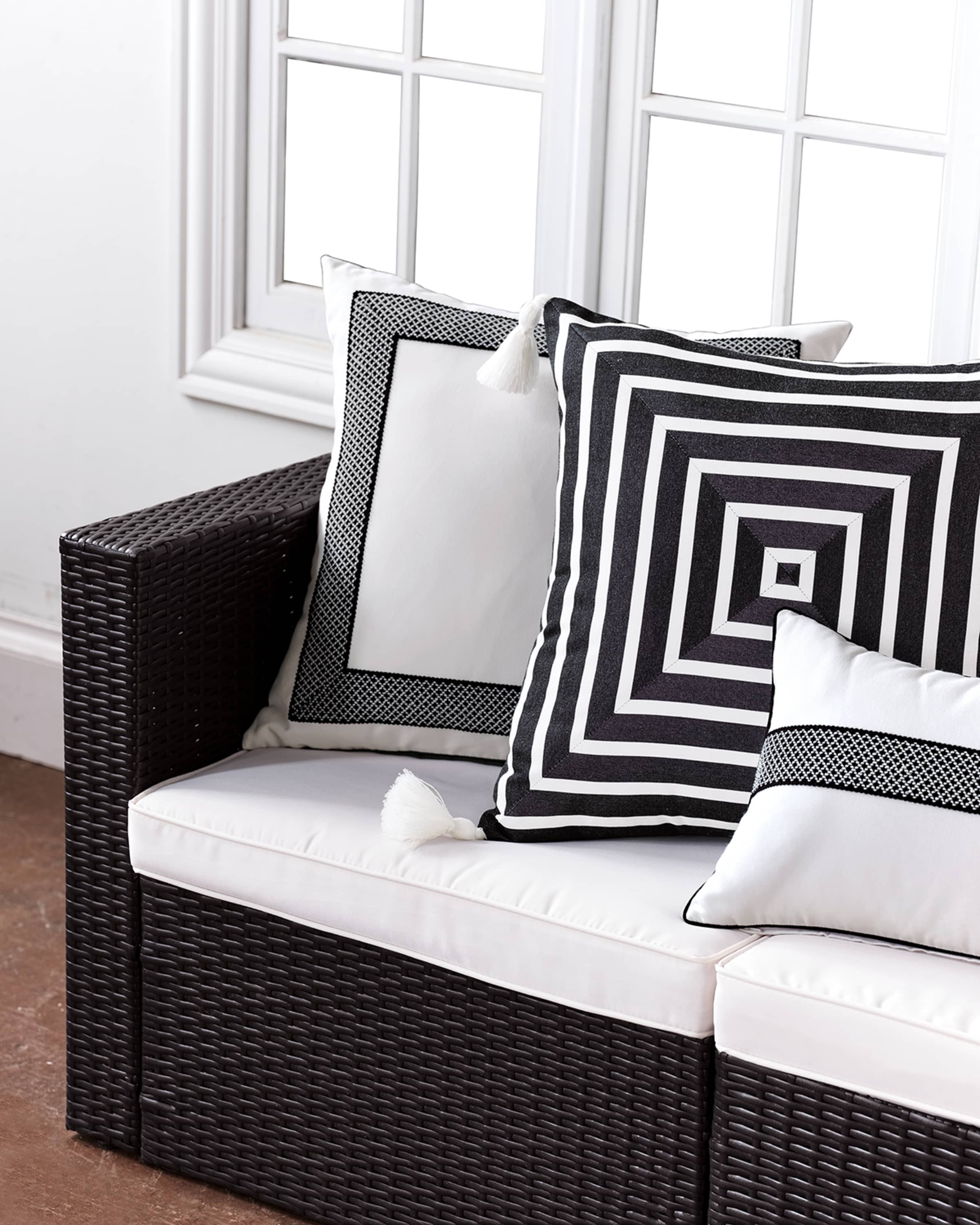 Eastern Accents Awning Monochrome Pillow