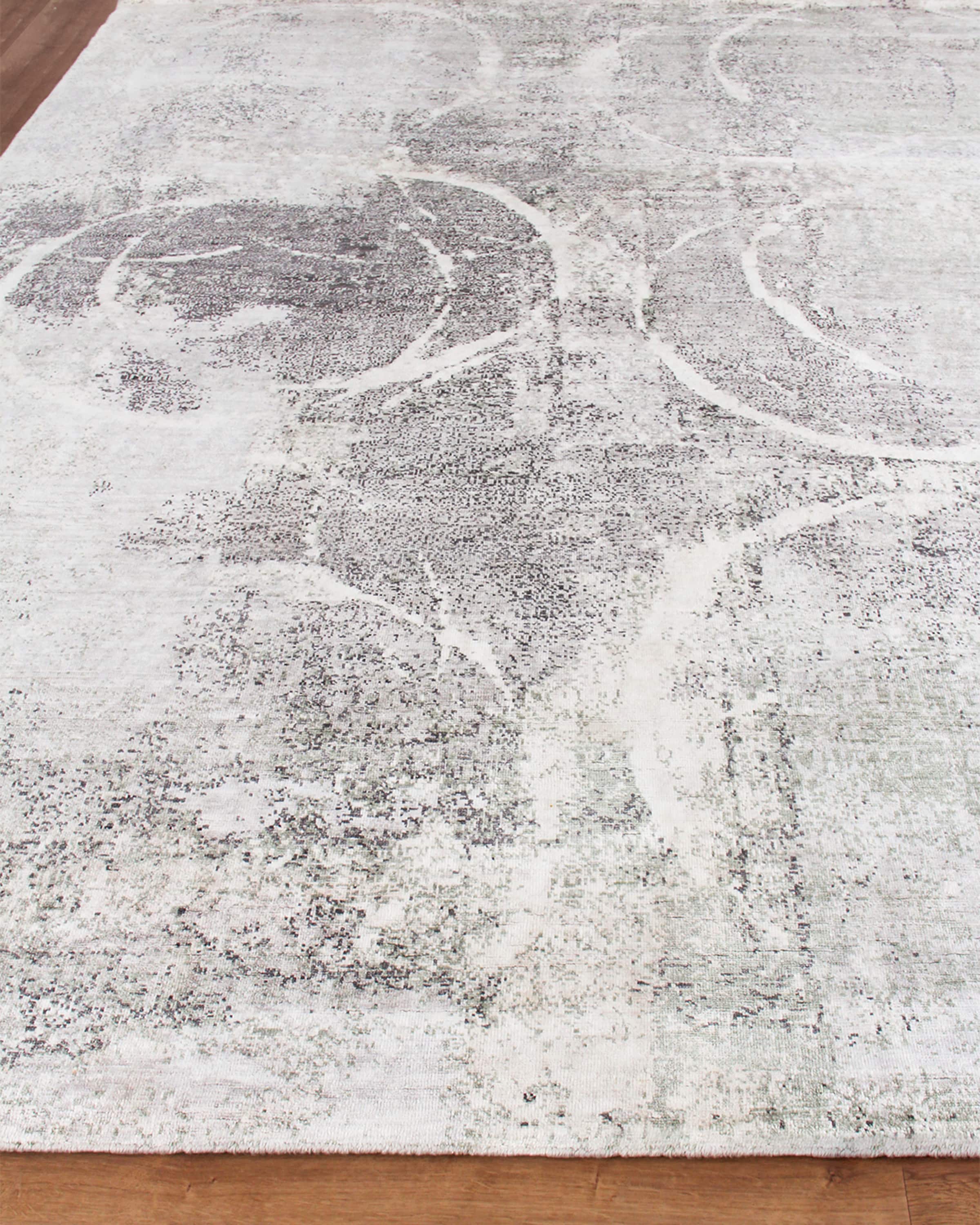 Exquisite Rugs Montclair Hand-Knotted Silk Rug, 10' x 14'