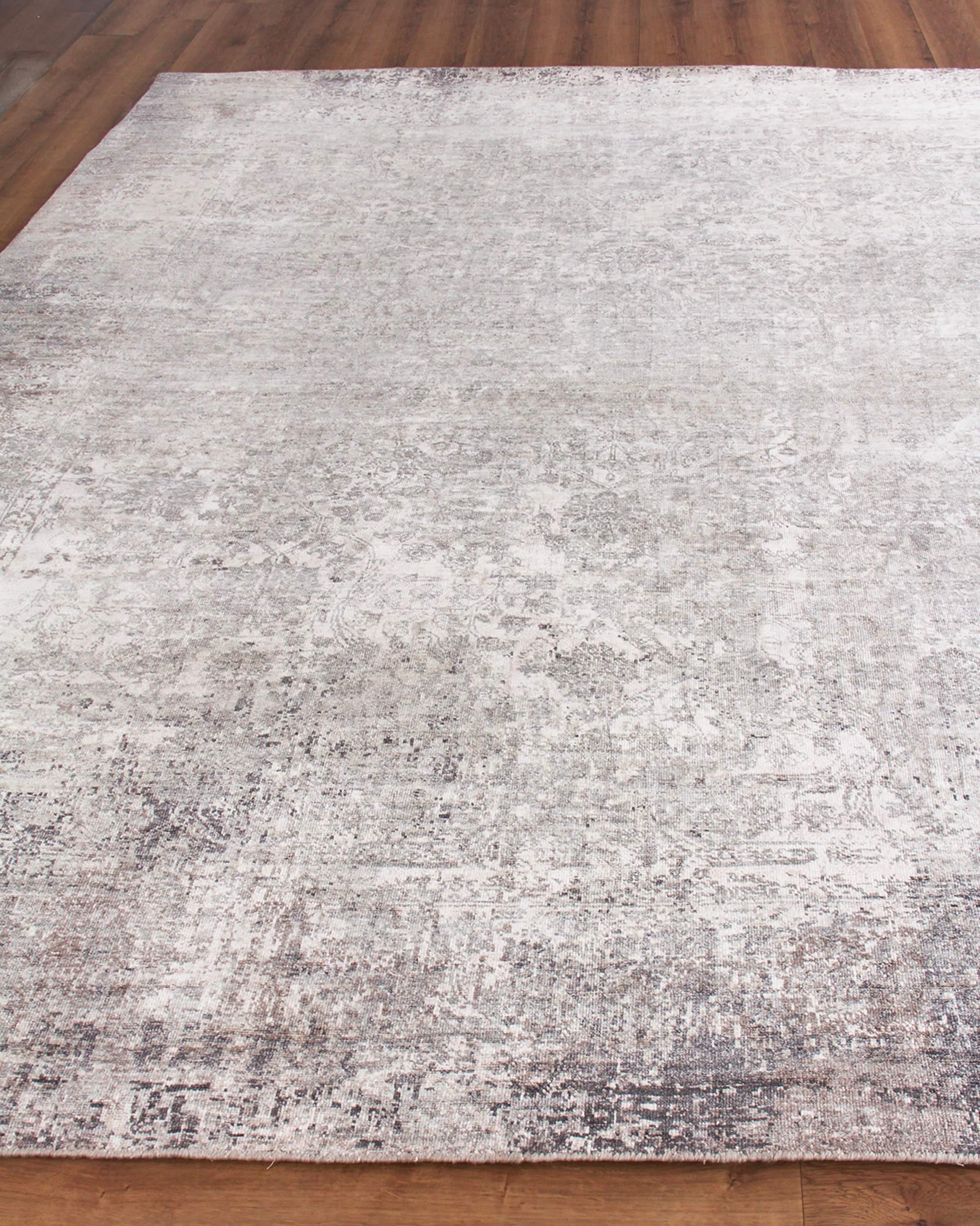 Exquisite Rugs Julien Hand-Knotted Silk Rug, 9' x 12'