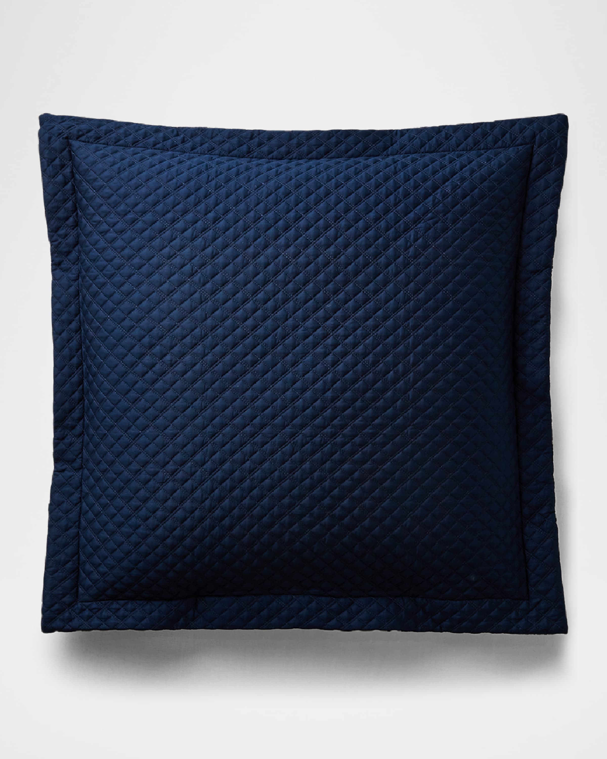Ralph Lauren Home Quilted Sateen Argyle European Sham