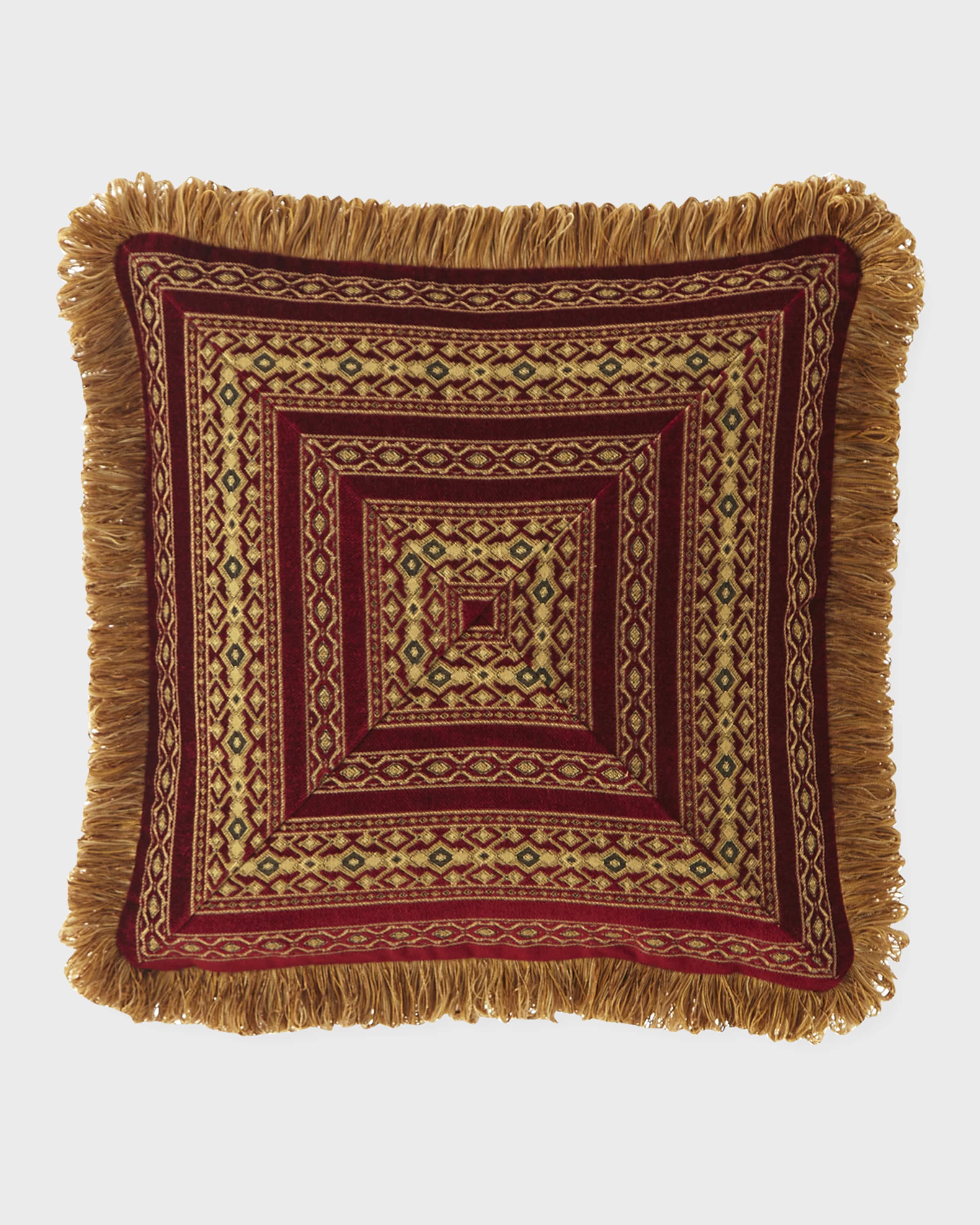 Austin Horn Collection Remington Mitered Pillow