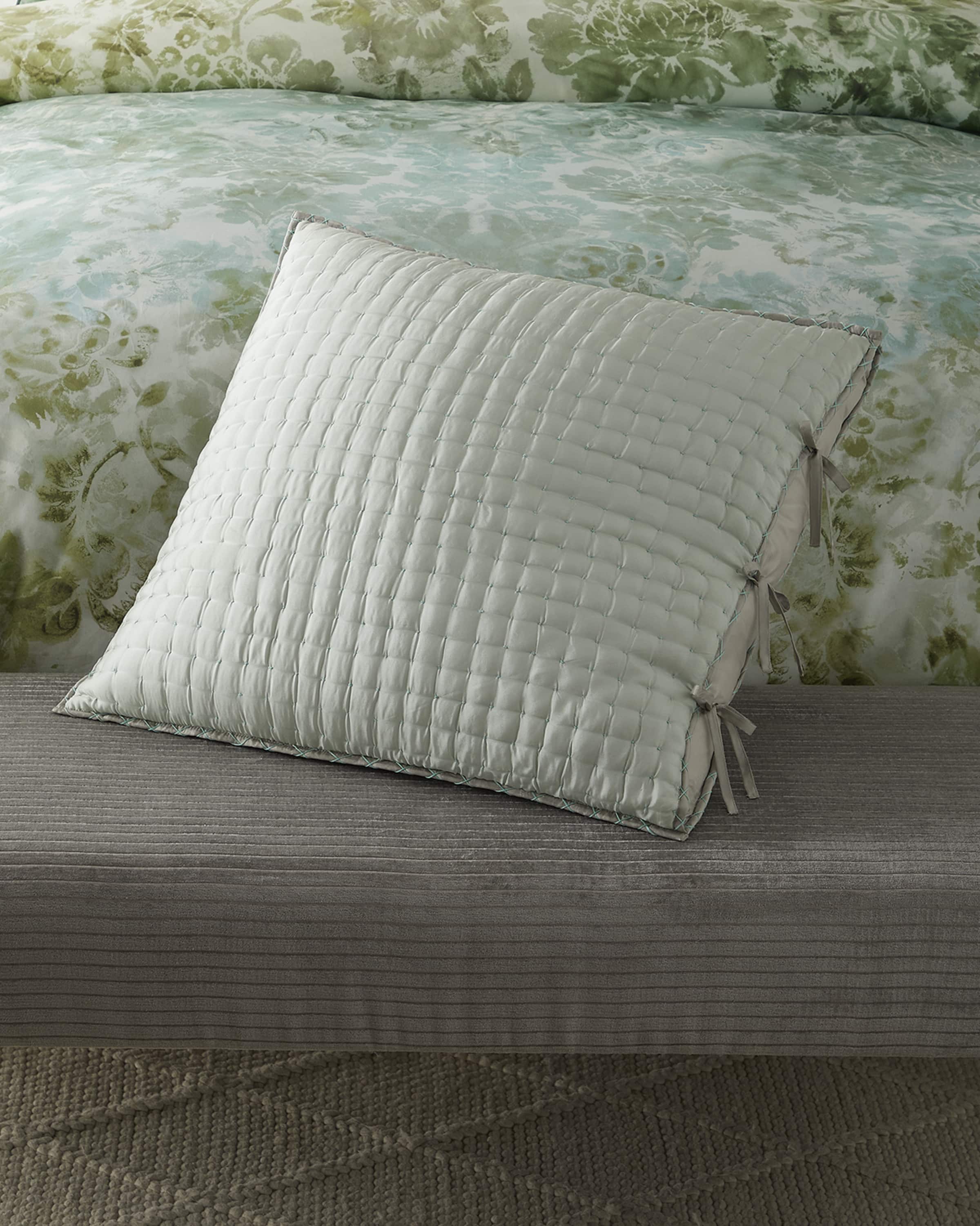 Designers Guild Chenevard Pebble  Duck Egg European Sham