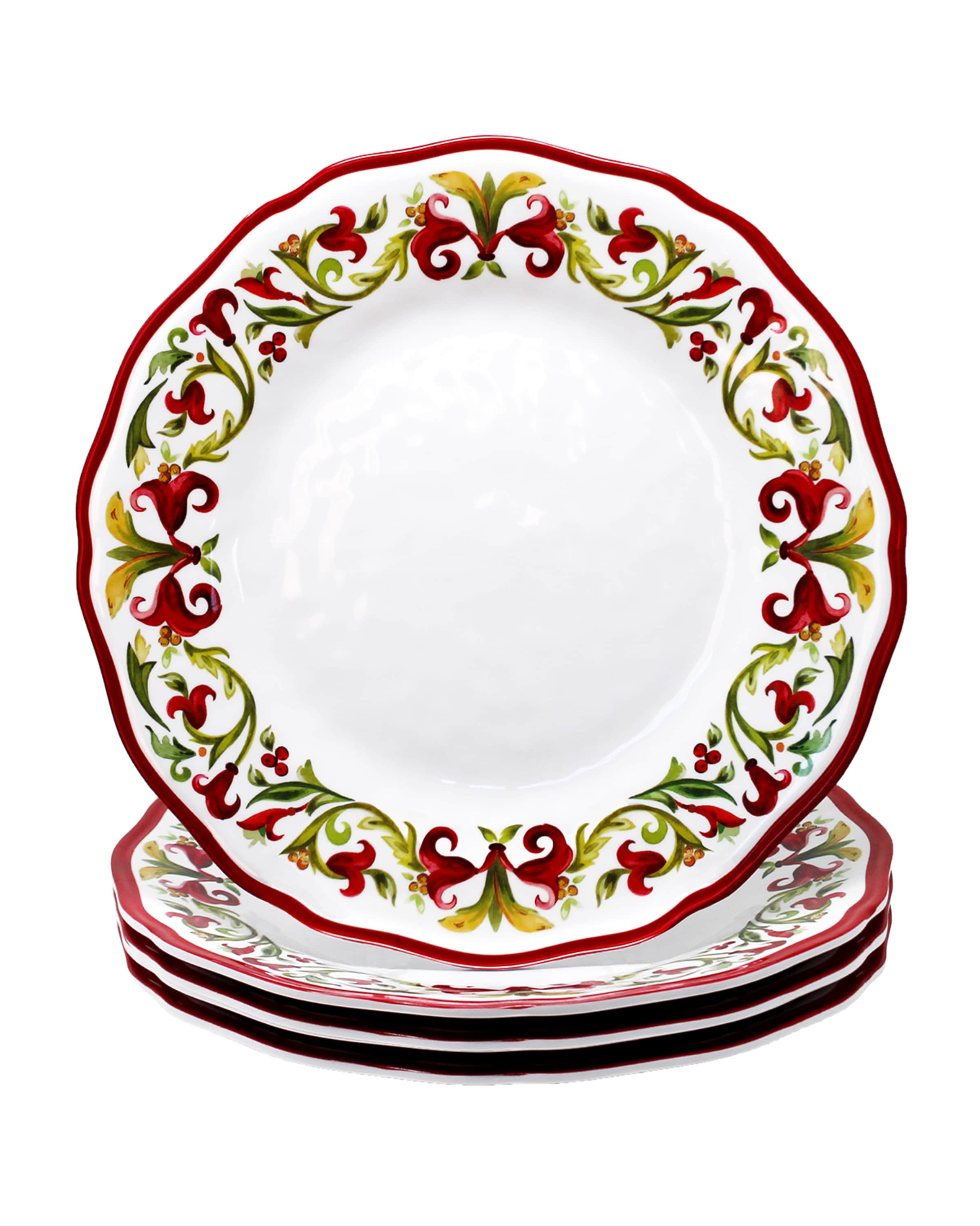 Le Cadeaux Vischio Dinner Plates, Set of 4
